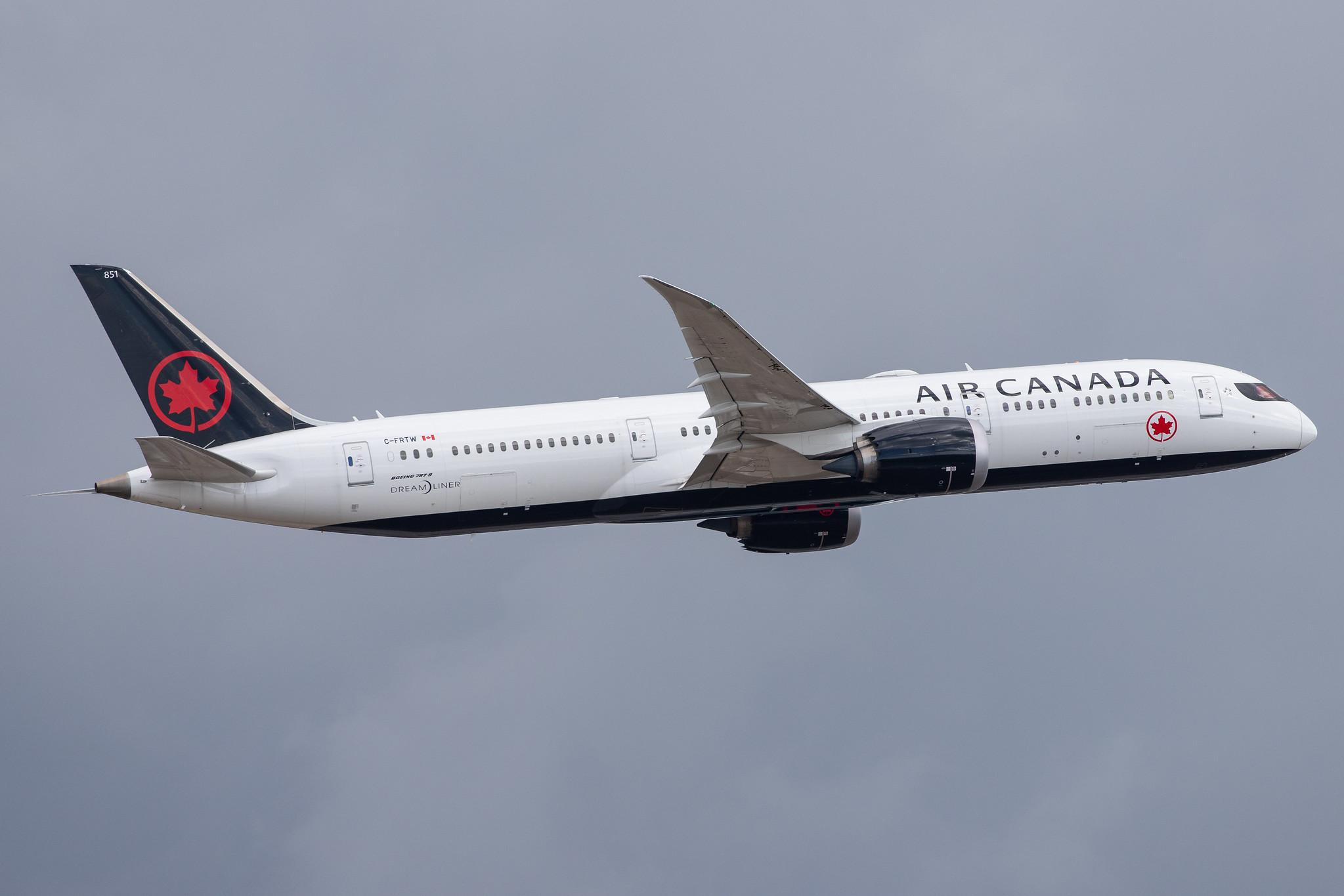 Frankfurt Airport: Air Canada (AC / ACA) |  Boeing 787-9 Dreamliner B789 | C-FRTW | MSN 37179