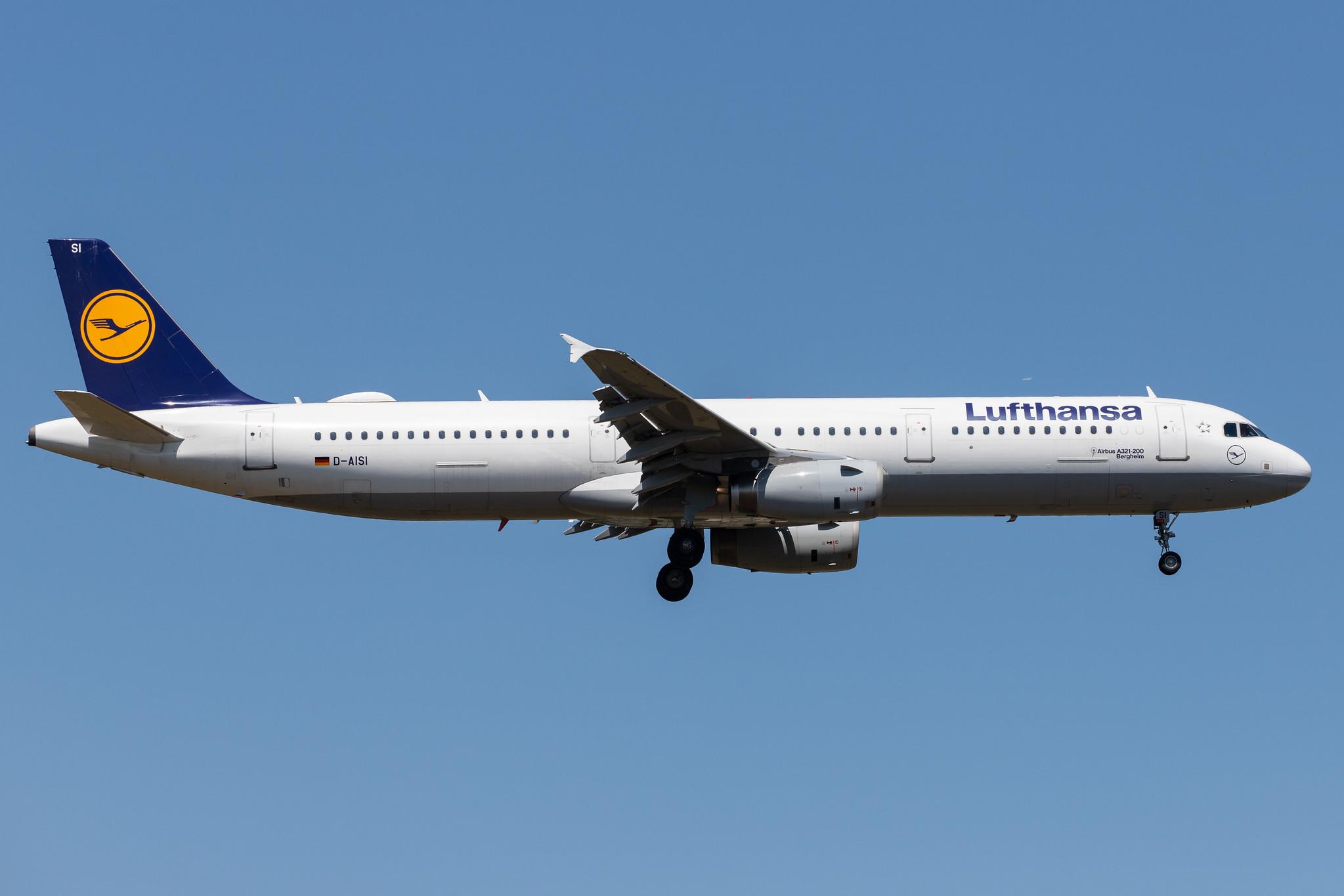 Frankfurt Airport: Lufthansa (LH / DLH) |  Airbus A321-231 A321 | D-AISI | MSN 3339