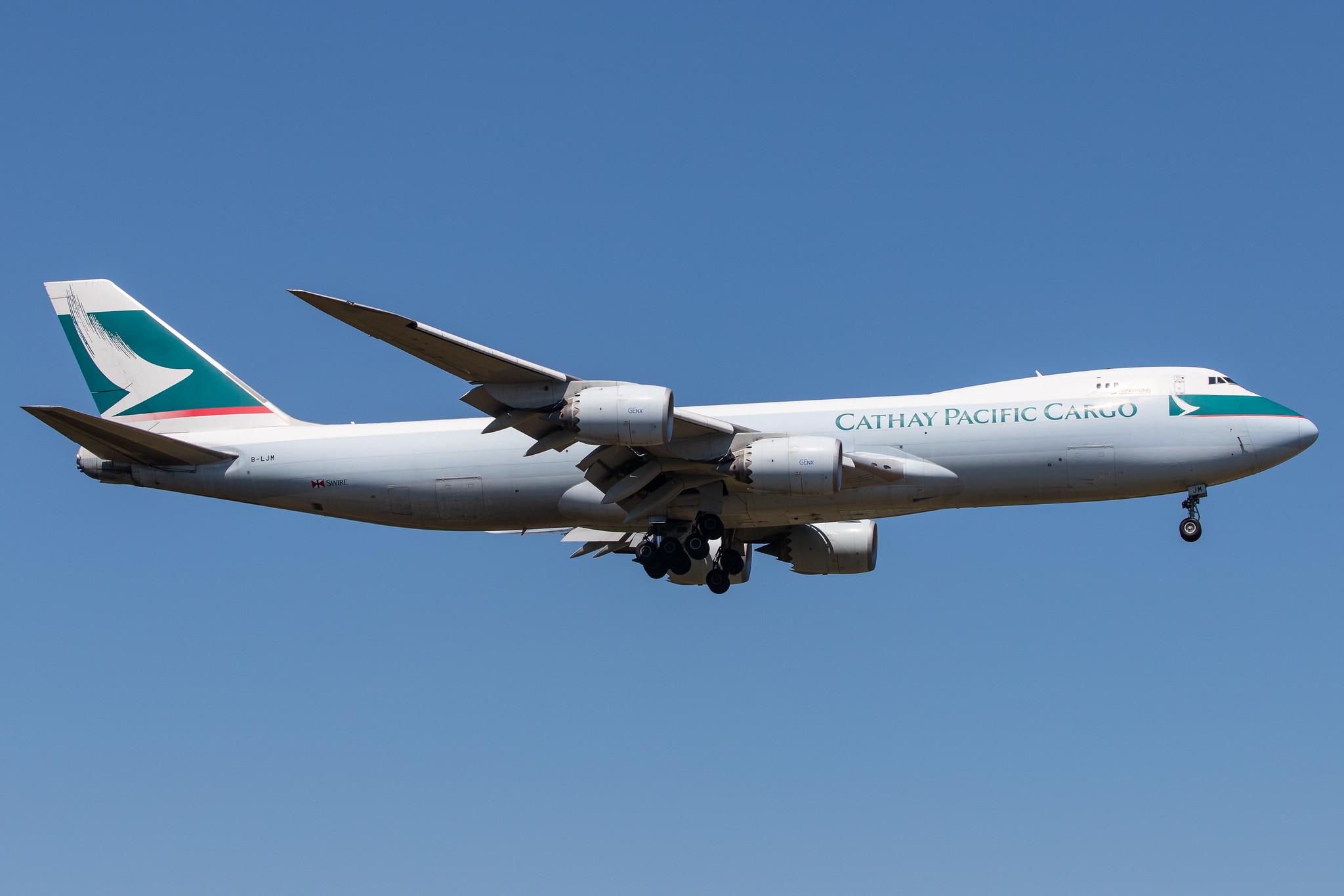 Frankfurt Airport: Cathay Pacific Cargo (CX / CPA) | Operator: Cathay Pacific |  Boeing 747-867(F) B748 | B-LJM | MSN 43825
