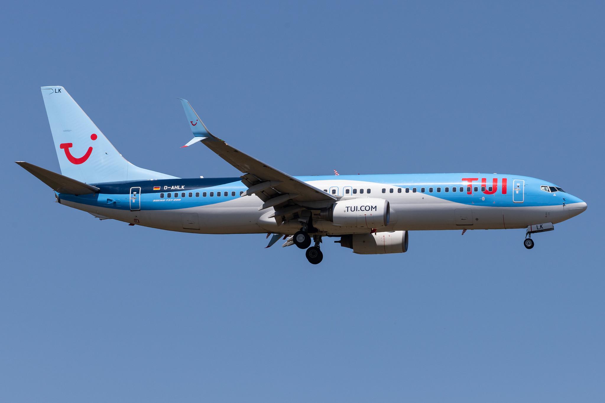 Frankfurt Airport: TUI (X3 / TUI) | Operator: TUI fly |  Boeing 737-8K5 B738 | D-AHLK | MSN 35143