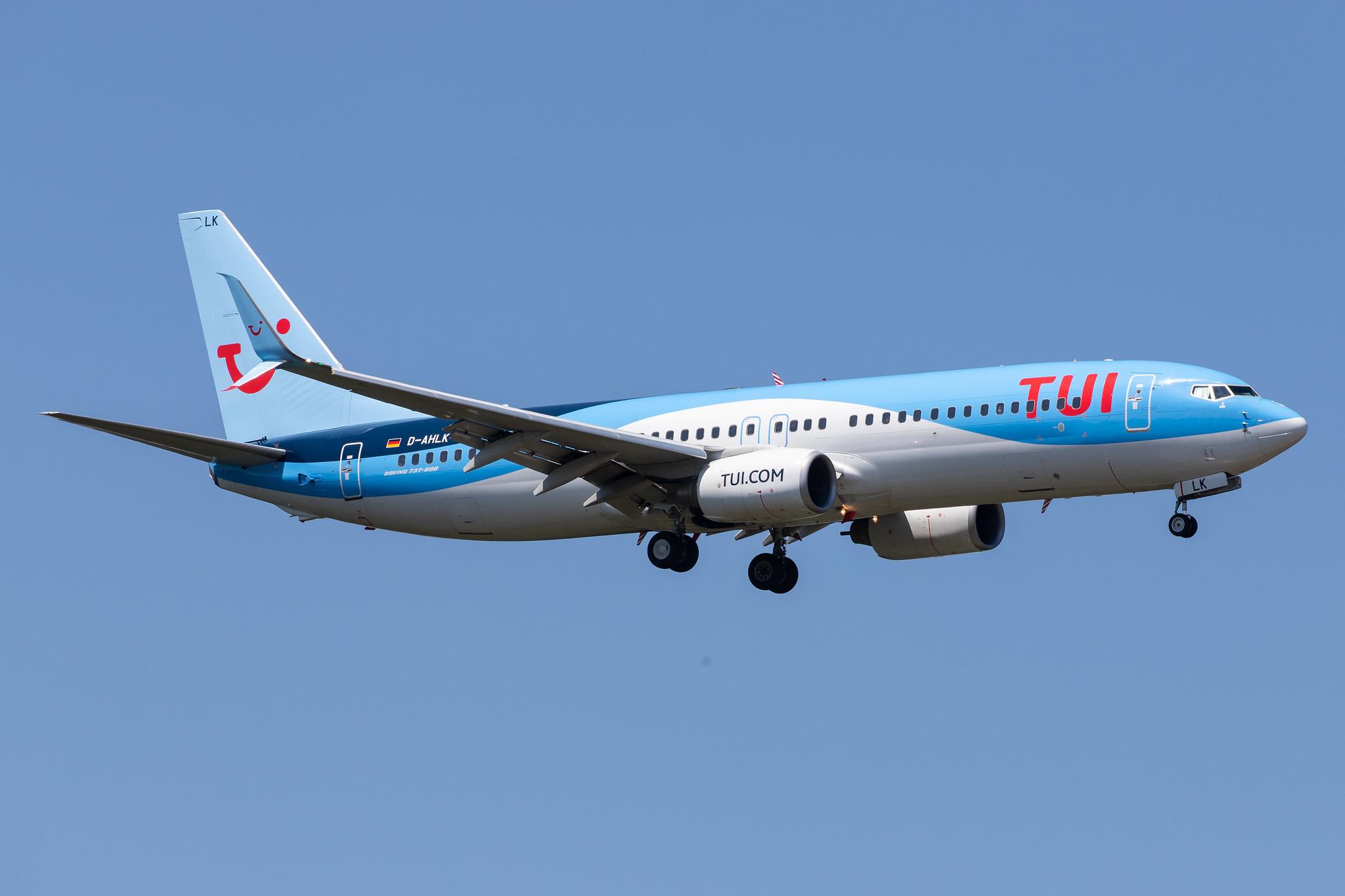 Frankfurt Airport: TUI (X3 / TUI) | Operator: TUI fly |  Boeing 737-8K5 B738 | D-AHLK | MSN 35143