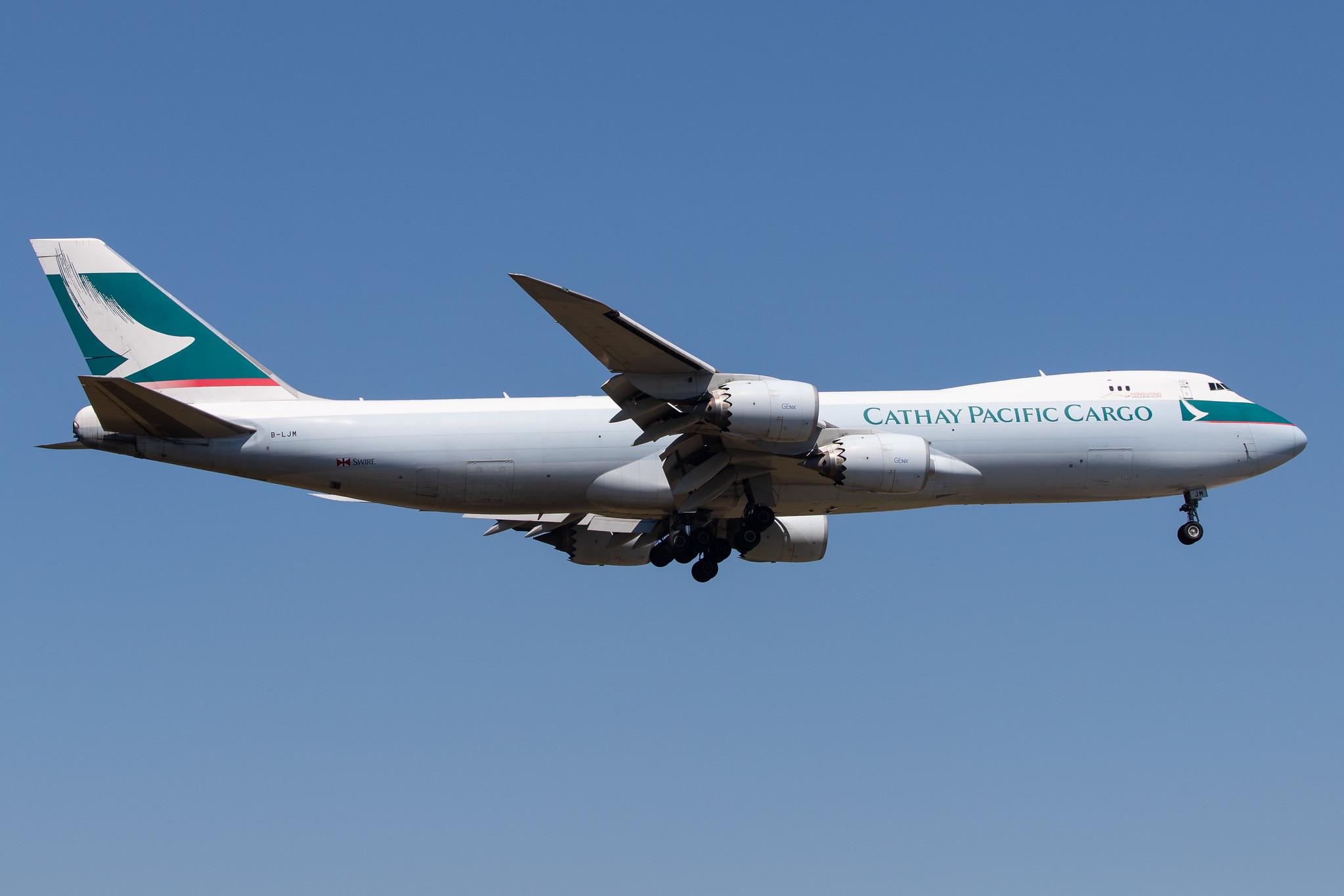Frankfurt Airport: Cathay Pacific Cargo (CX / CPA) | Operator: Cathay Pacific |  Boeing 747-867(F) B748 | B-LJM | MSN 43825