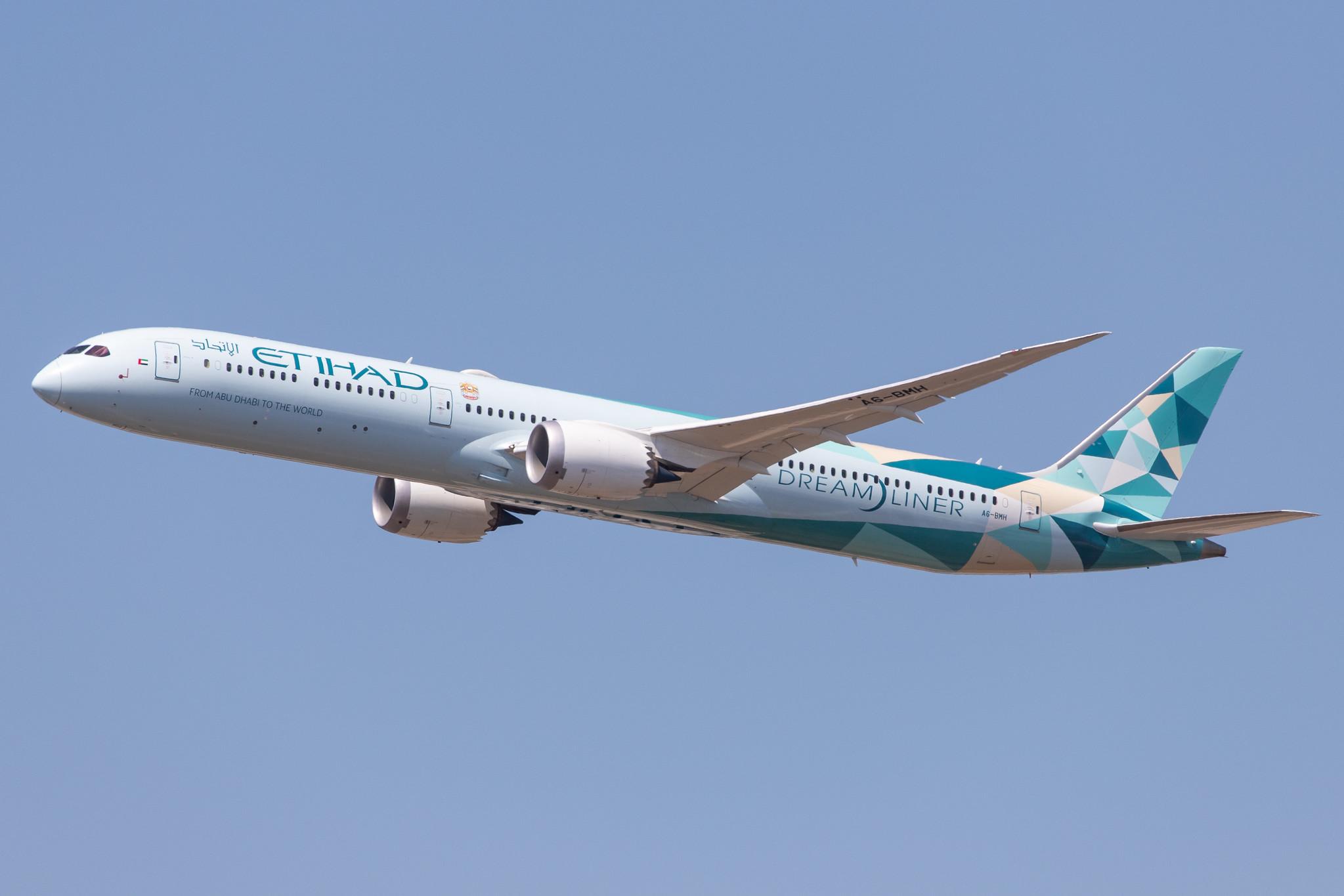 Frankfurt Airport: Etihad (EY / ETD) |  Livery: Greenliner Livery | Operator: Etihad Airways |  Boeing 787-10 Dreamliner B78X | A6-BMH | MSN 60765