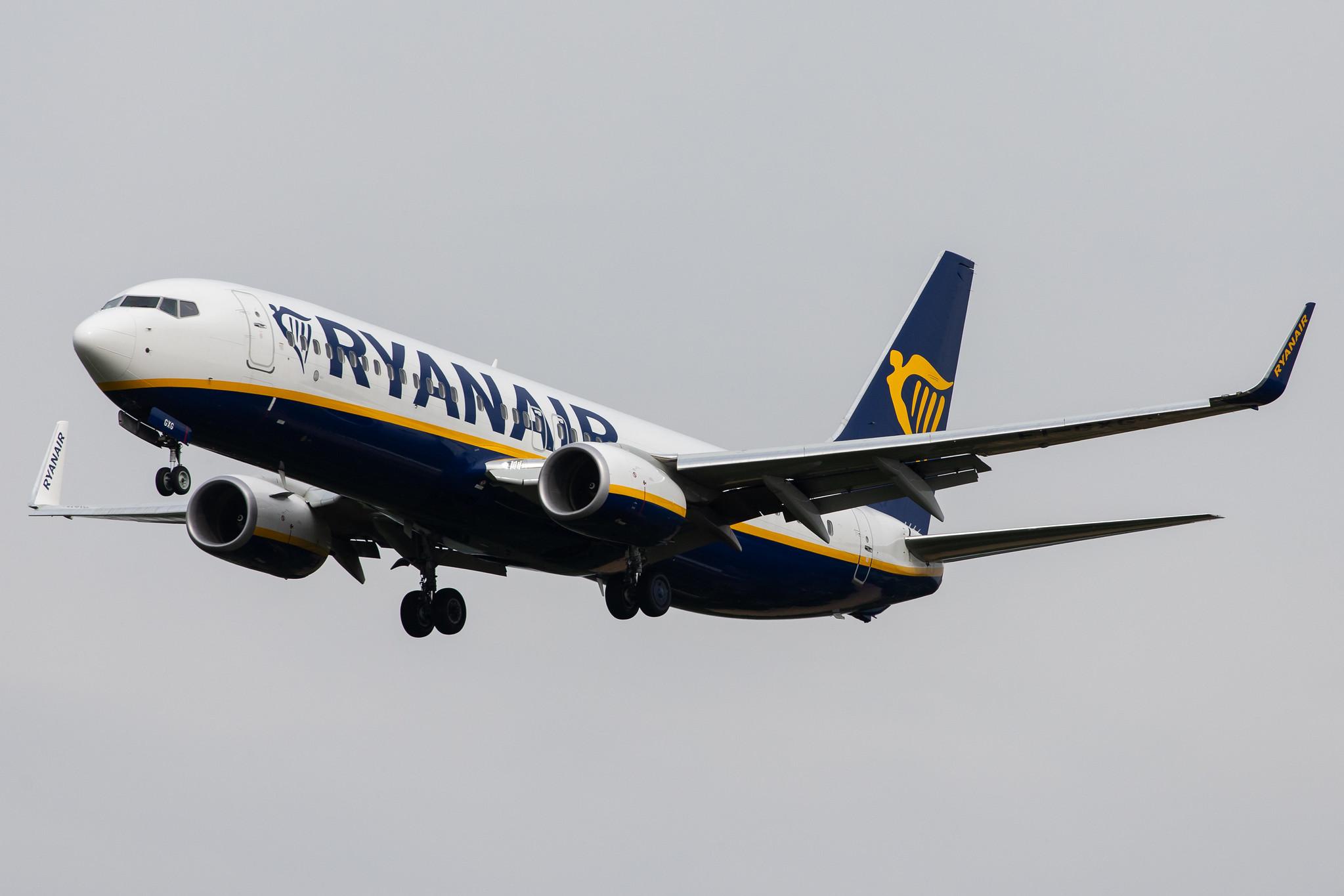 Hamburg Airport: Ryanair (FR / RYR) |  Boeing 737-8AS B738 | EI-GXG | MSN 44853