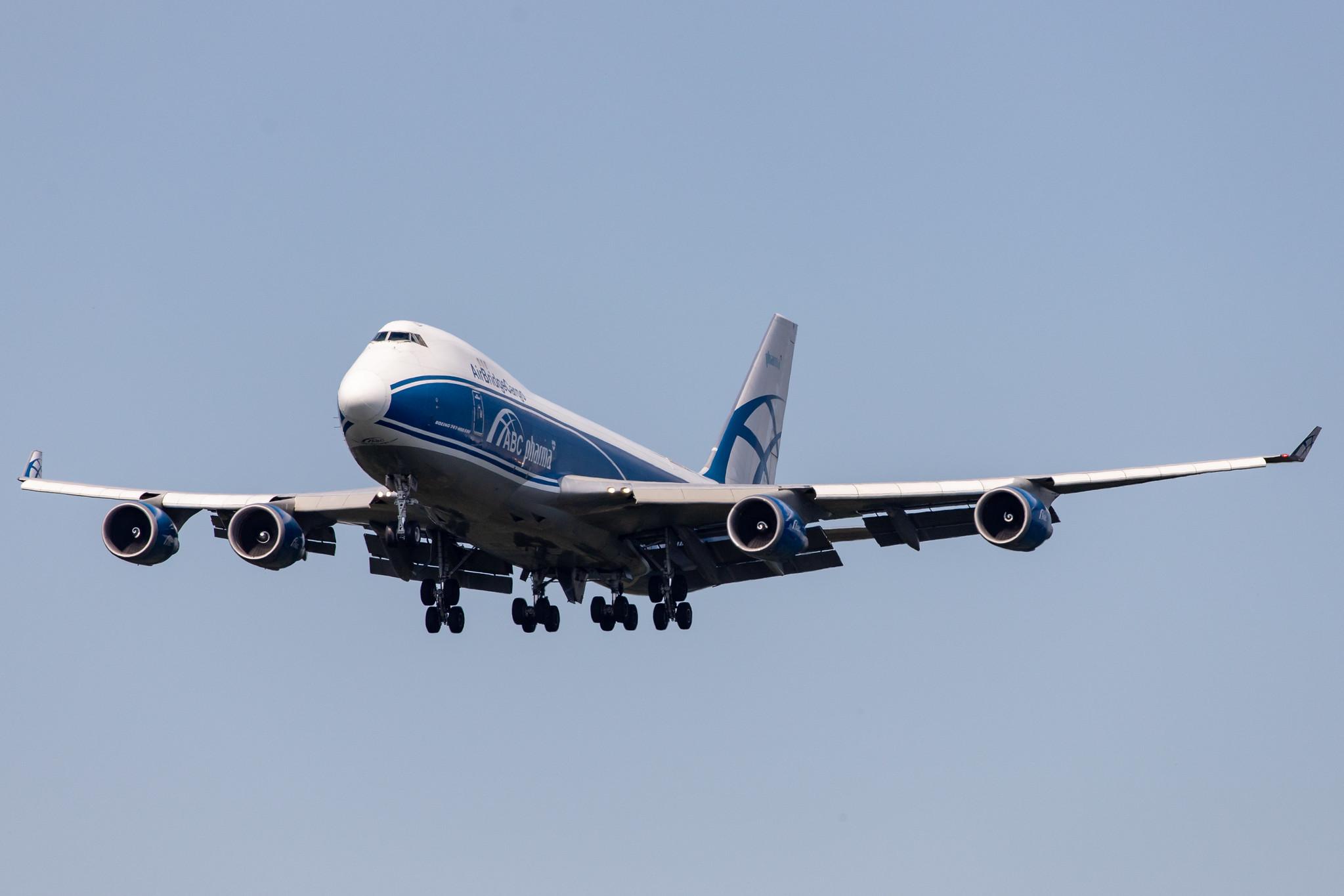 Frankfurt Airport: AirBridgeCargo (RU / ABW) | Operator: AirBridgeCargo Airlines |  Boeing 747-4HAF(ER) B744 | VP-BIM | MSN 35237