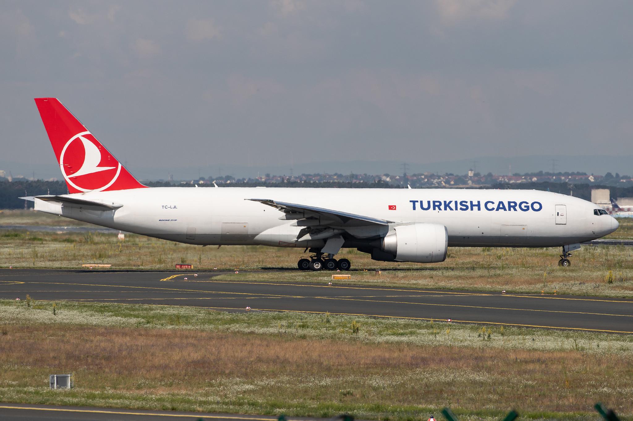 Frankfurt Airport: Turkish Cargo (TK / THY) | Operator: Turkish Airlines |  Boeing 777-FF2 B77L | TC-LJL | MSN 60403