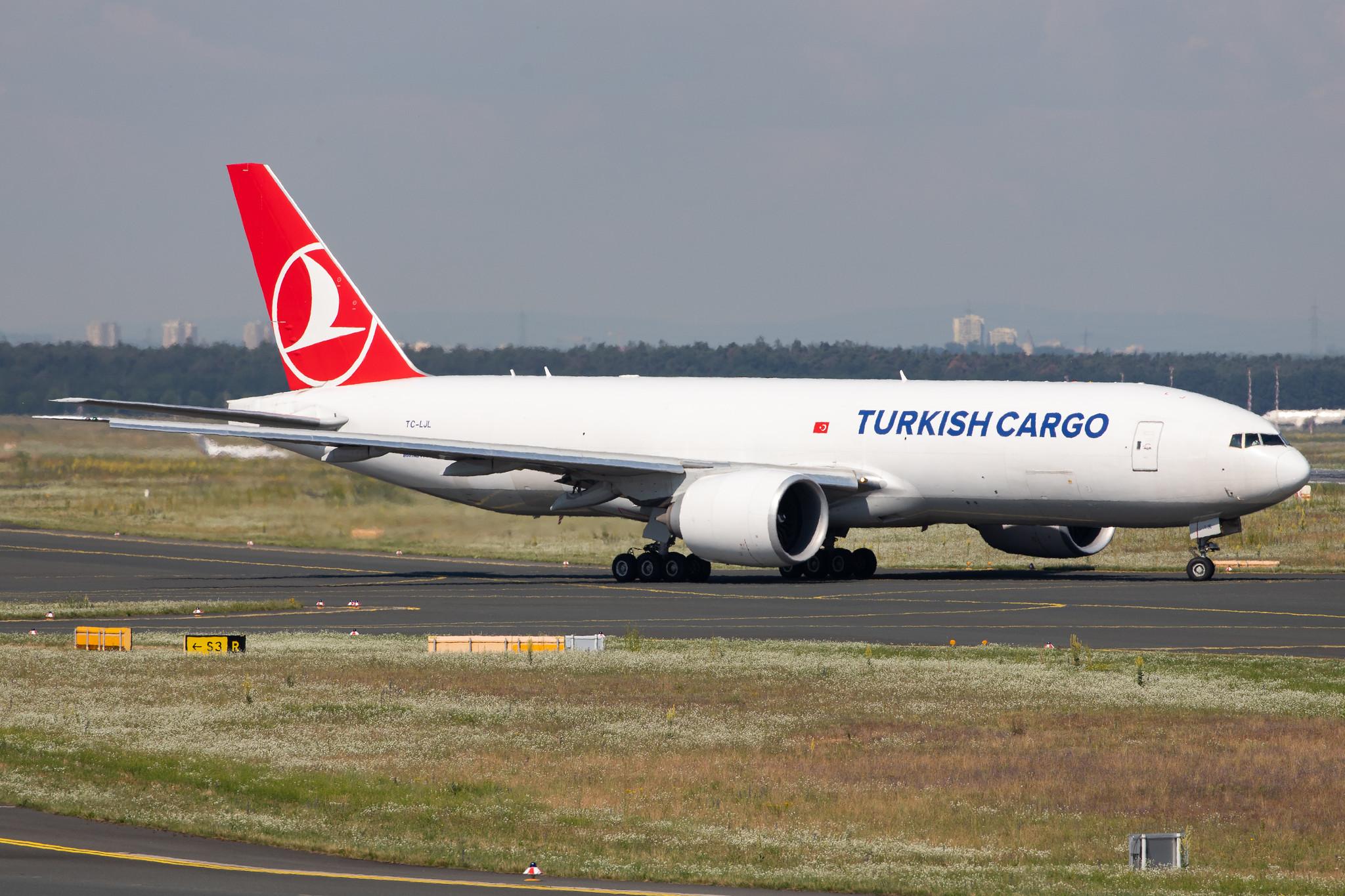 Frankfurt Airport: Turkish Cargo (TK / THY) | Operator: Turkish Airlines |  Boeing 777-FF2 B77L | TC-LJL | MSN 60403