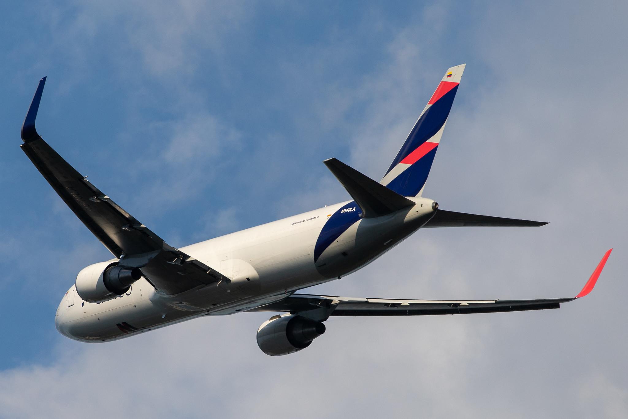 Frankfurt Airport: LATAM Cargo (UC / LCO) | Operator: LATAM Cargo Colombia |  Boeing 767-316(ER)(BCF) B763 | N540LA | MSN 35229