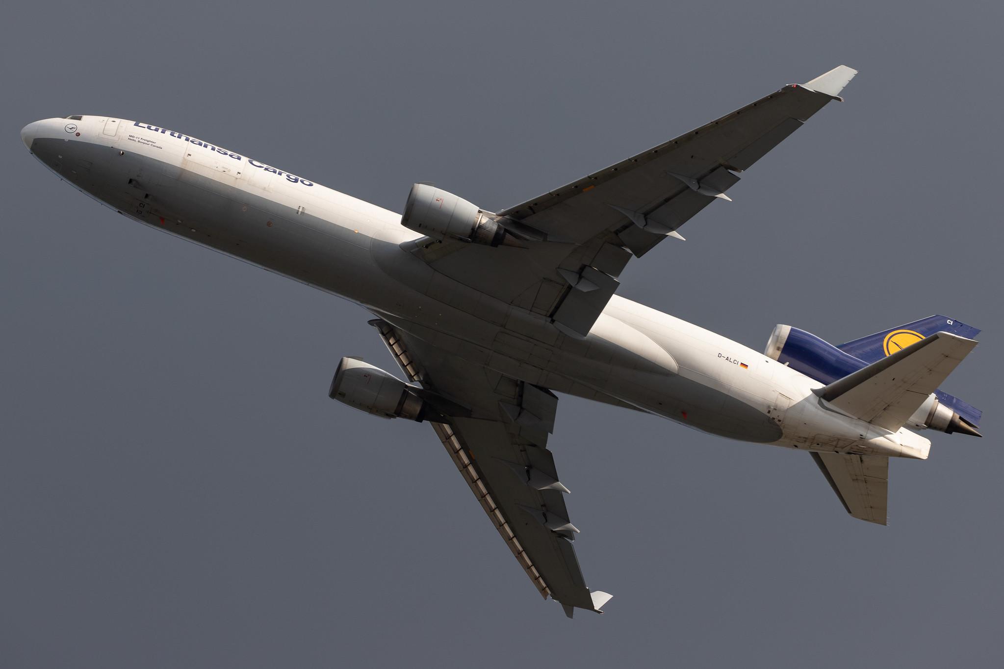 Frankfurt Airport: Lufthansa Cargo (/ GEC) |  McDonnell Douglas MD-11F MD11 | D-ALCI | MSN 48800