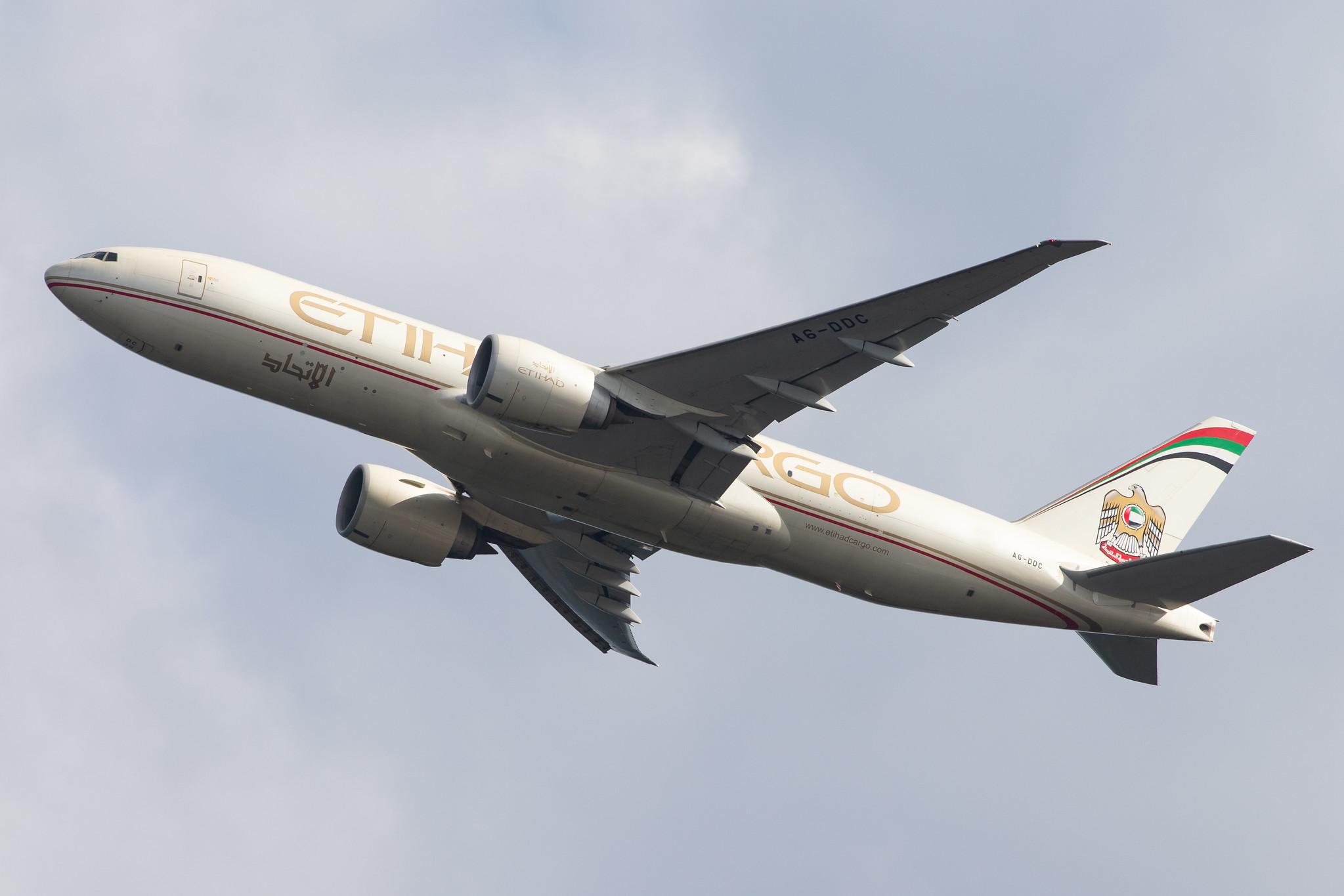 Frankfurt Airport: Etihad Cargo (EY / ETD) | Operator: Etihad Airways |  Boeing 777-FFX B77L | A6-DDC | MSN 39691