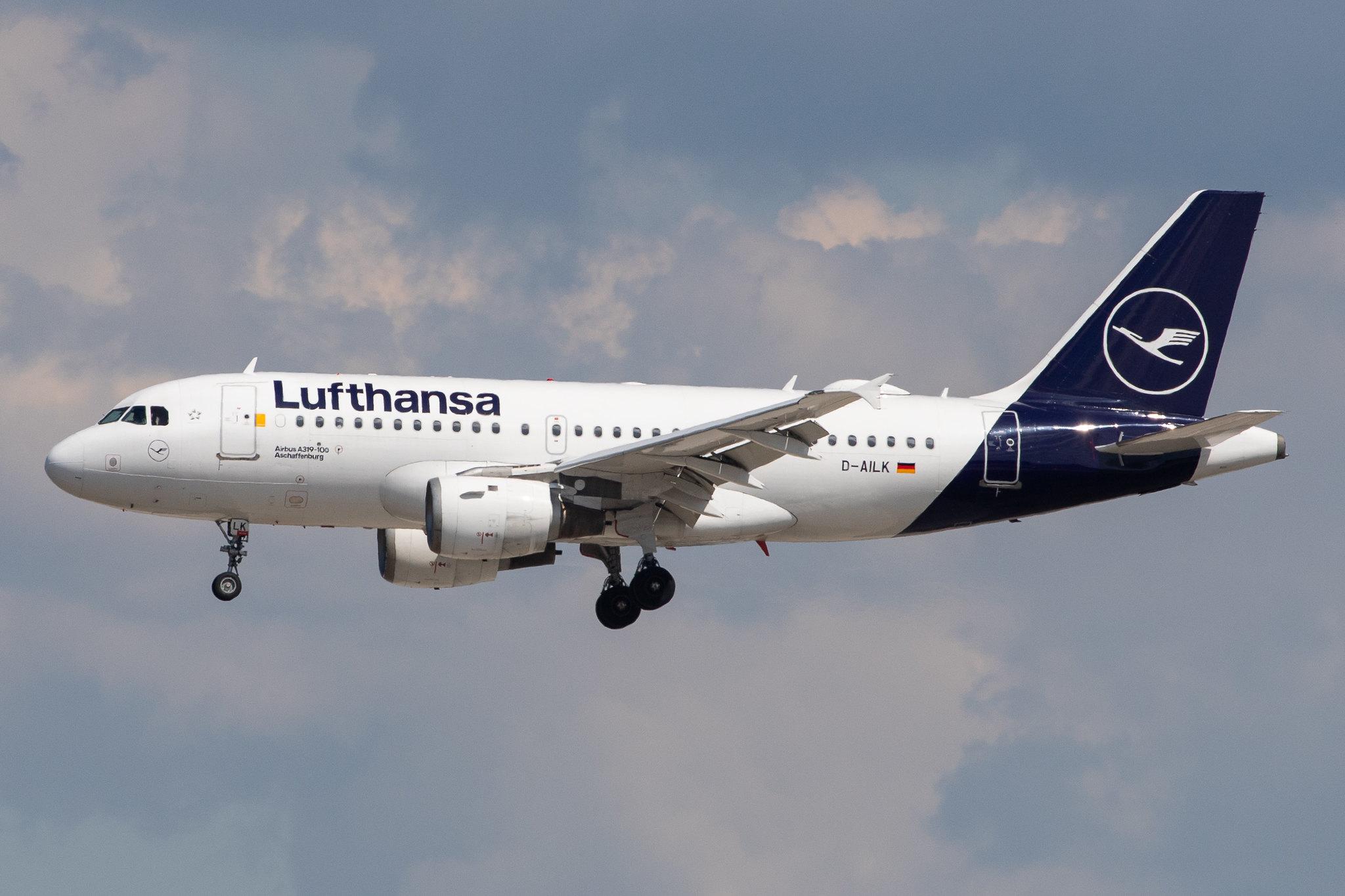 Frankfurt Airport: Lufthansa (LH / DLH) |  Airbus A319-114 A319 | D-AILK | MSN 0679