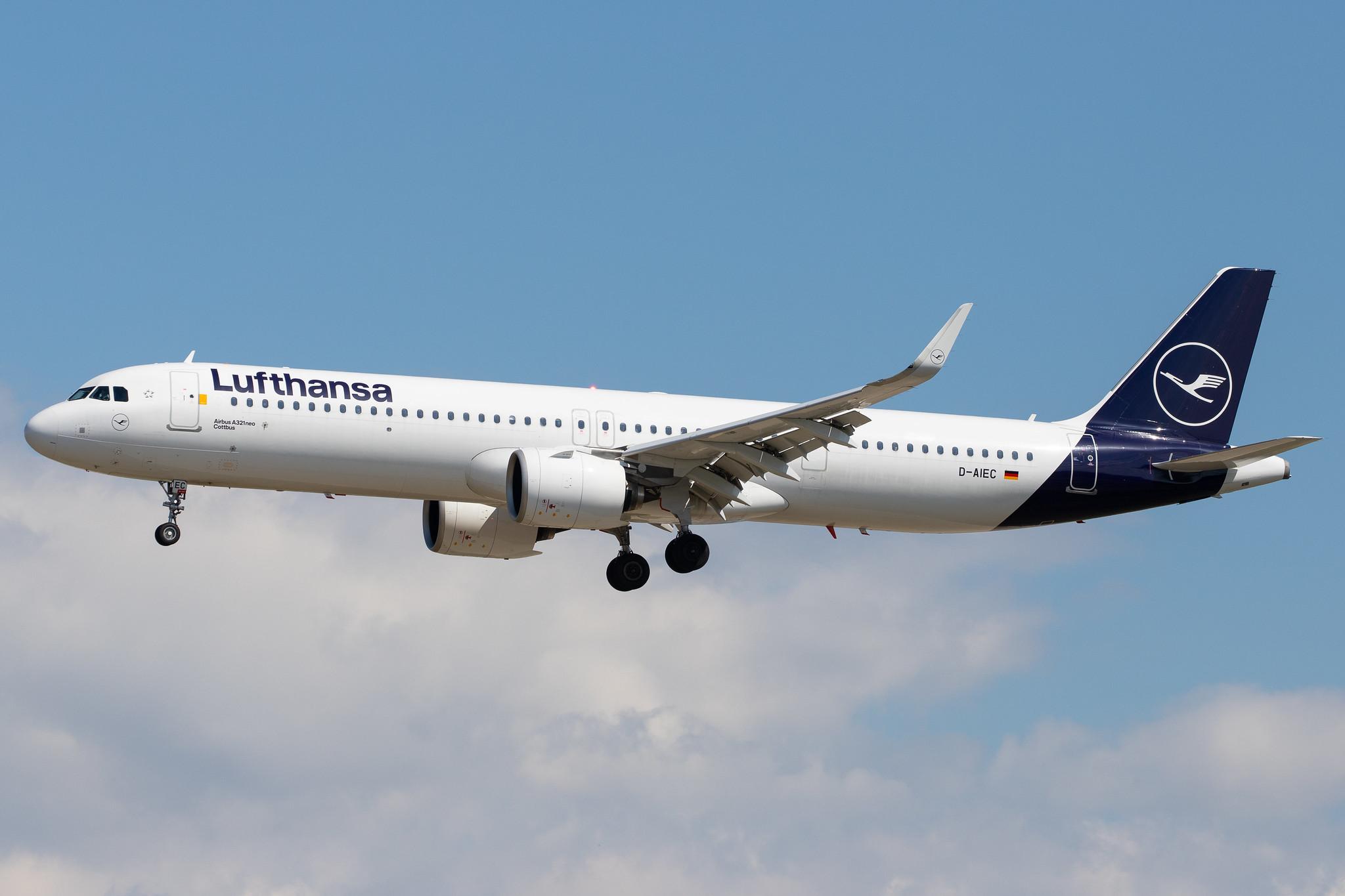 Frankfurt Airport: Lufthansa (LH / DLH) |  Airbus A321-271NX A21N | D-AIEC | MSN 8814