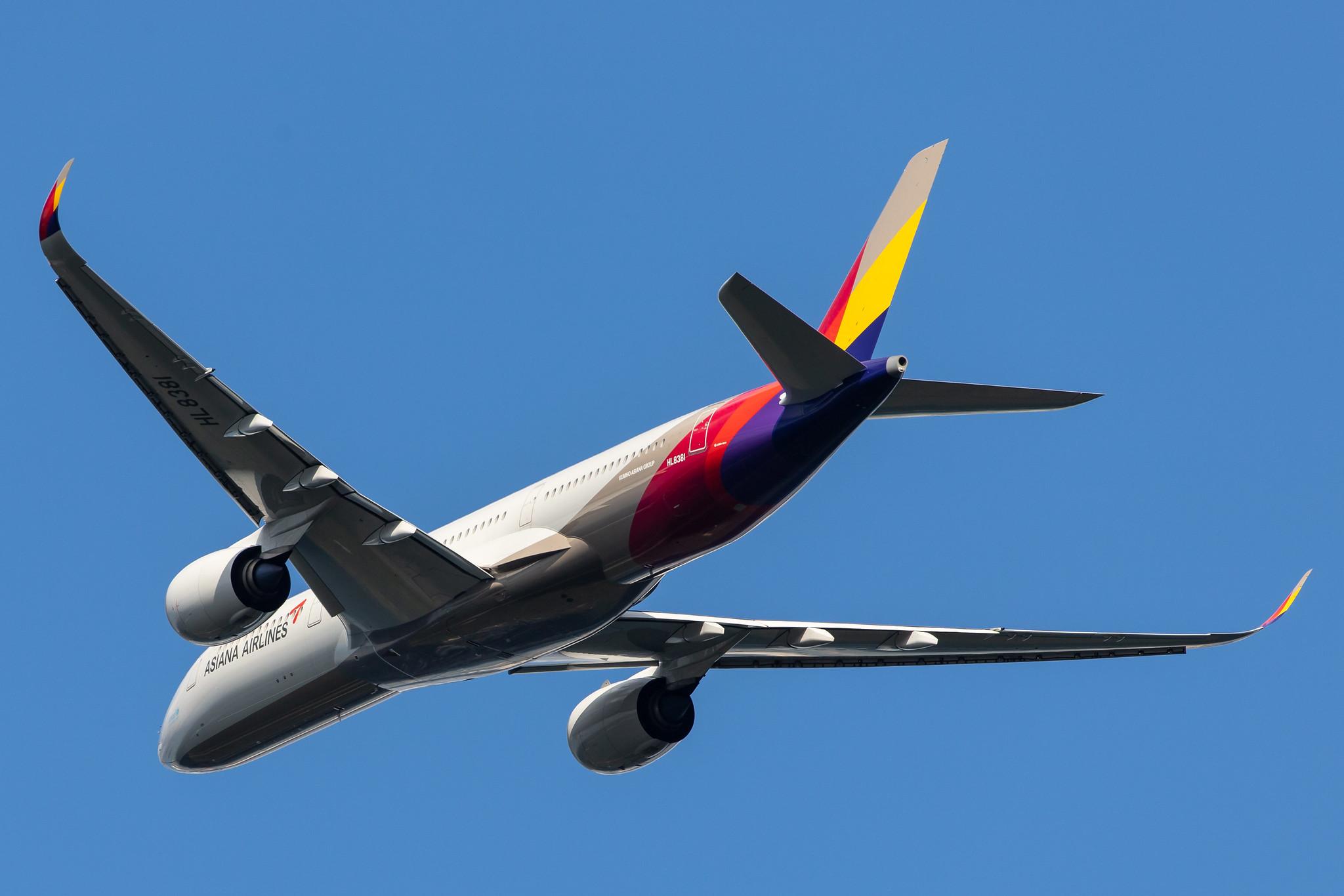Frankfurt Airport: Asiana Airlines (OZ / AAR) |  Airbus A350-941 A359 | HL8381 | MSN 387
