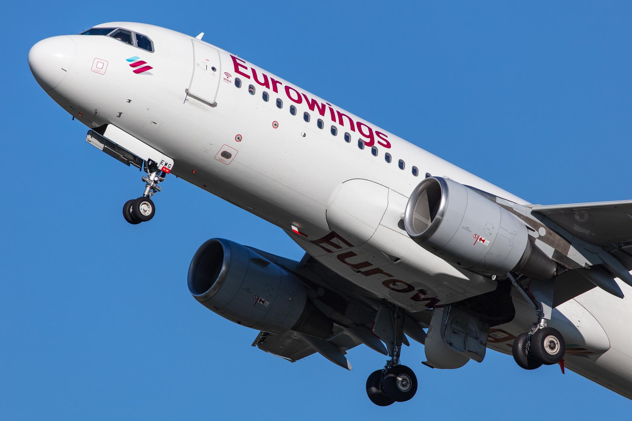 Hamburg Airport: Eurowings (EW / EWG) |  Airbus A320-214 A320 | D-AEWG | MSN 7121