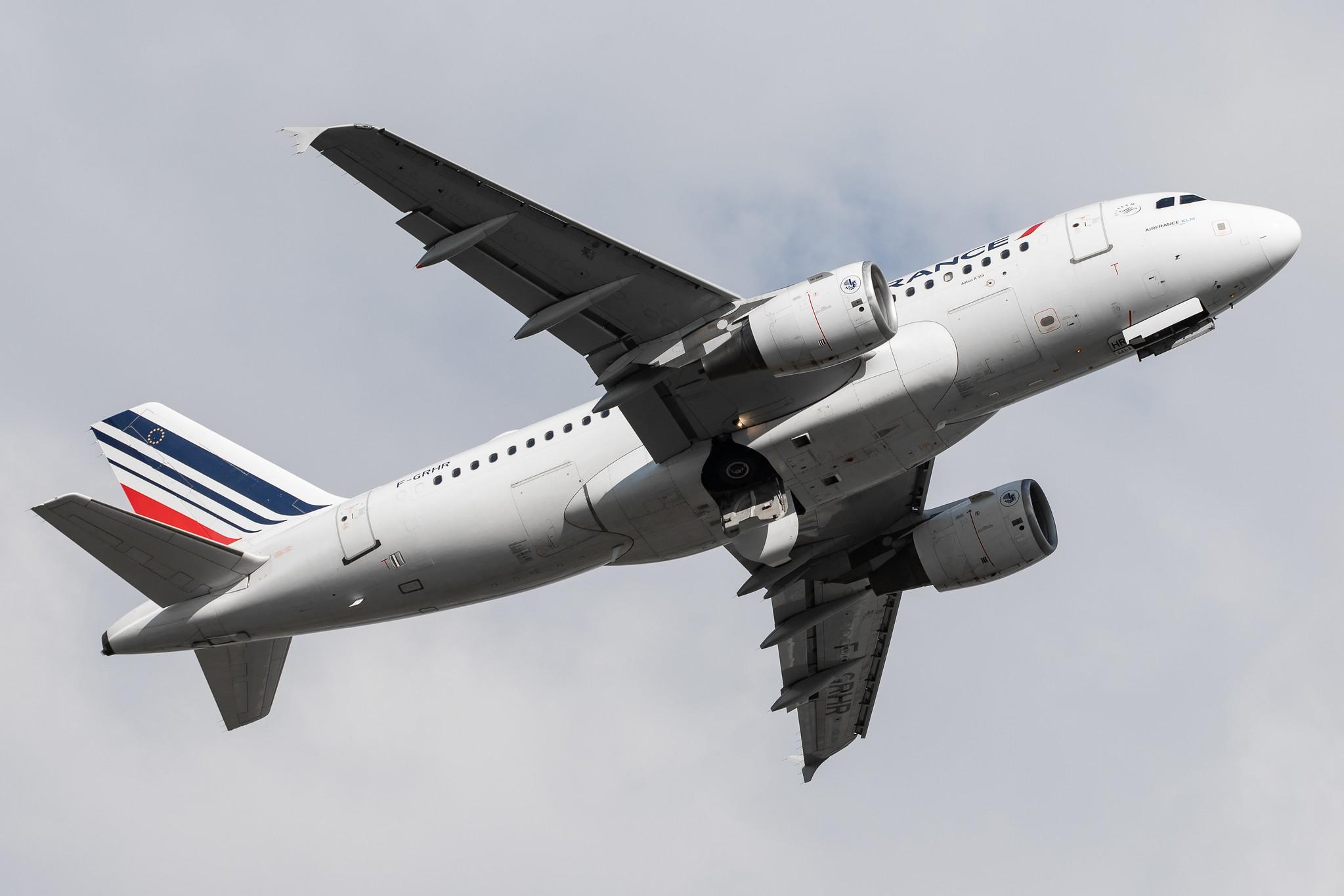 Hamburg Airport: Air France (AF / AFR) |  Airbus A319-111 A319 | F-GRHR | MSN 1415