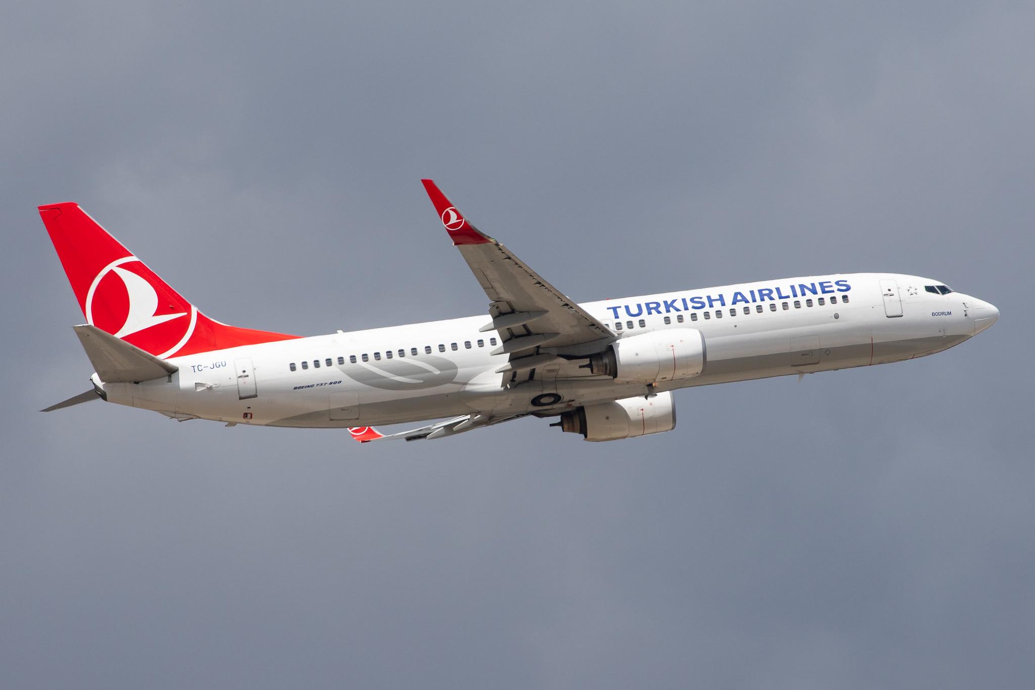 Frankfurt Airport: Turkish Airlines (TK / THY) |  Boeing 737-8F2 B738 | TC-JGU | MSN 34418