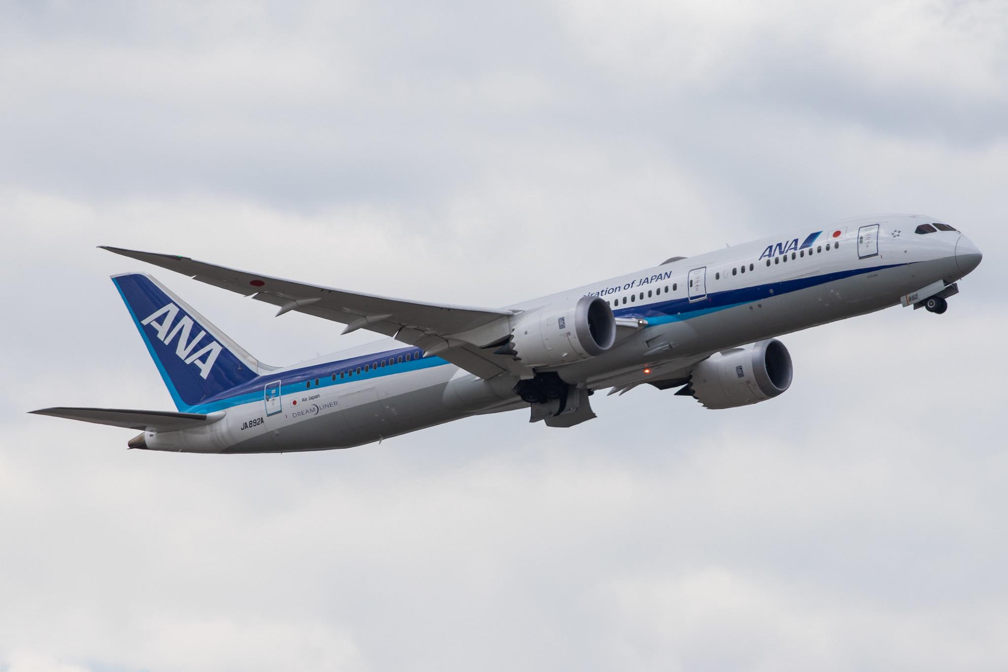 Frankfurt Airport: All Nippon Airways (NH / ANA) | Operator: Air Japan |  Boeing 787-9 Dreamliner B789 | JA892A | MSN 34513