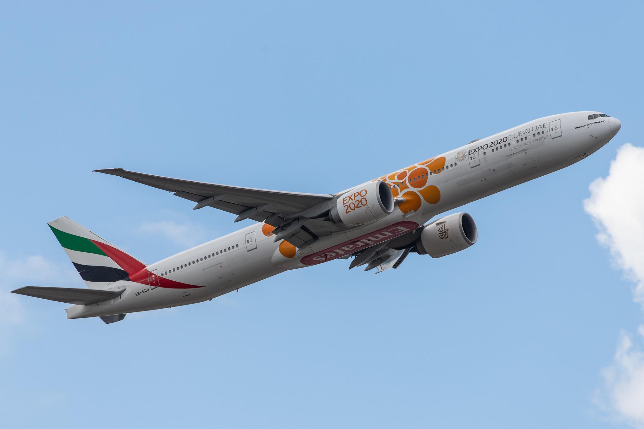 Frankfurt Airport: Emirates (EK / UAE) |  Livery: Expo 2020 - Opportunity Livery |  Boeing 777-31H(ER) B77W | A6-EQO | MSN 42364
