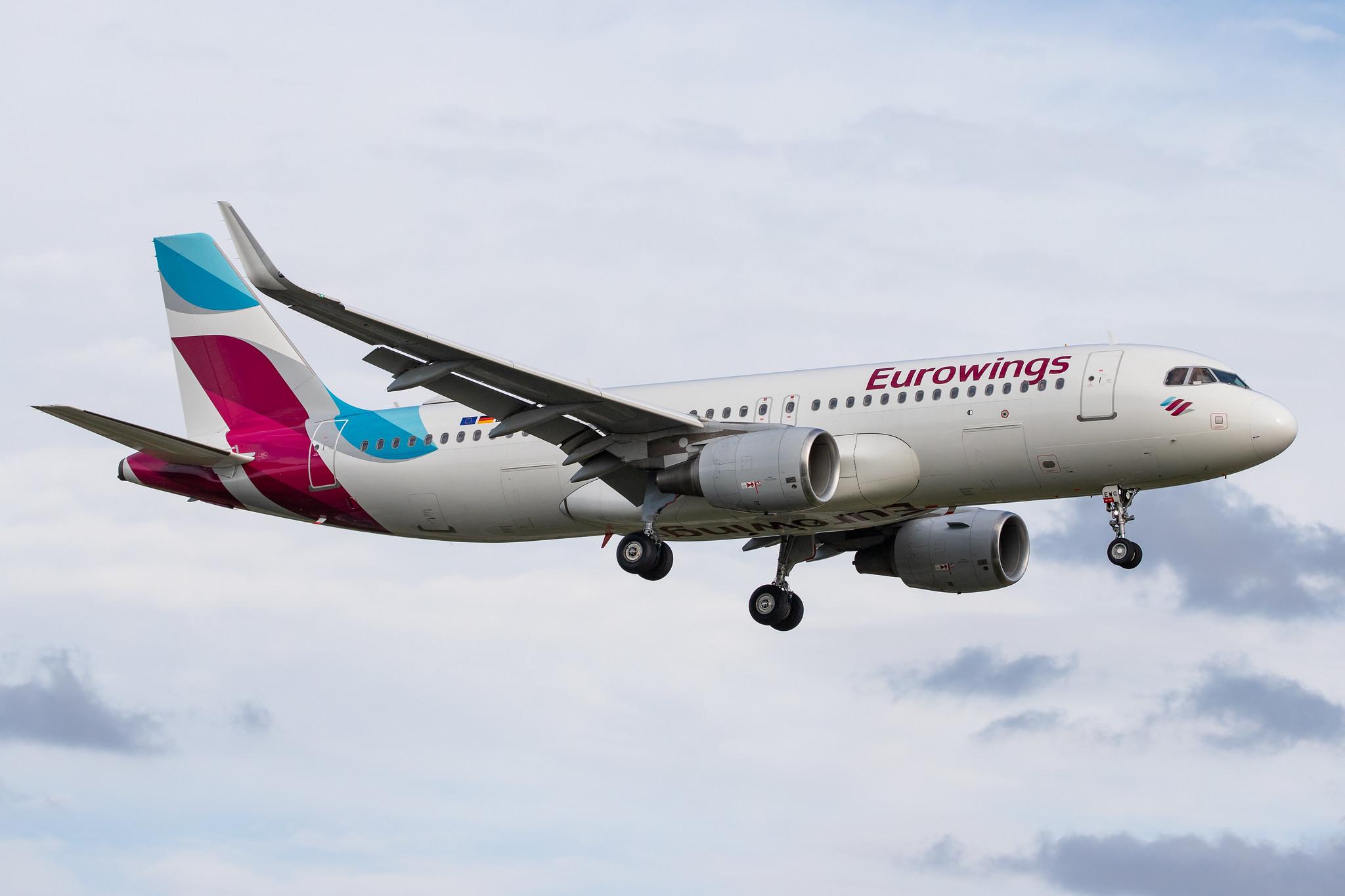 Hamburg Airport: Eurowings (EW / EWG) |  Airbus A320-214 A320 | D-AEWG | MSN 7121