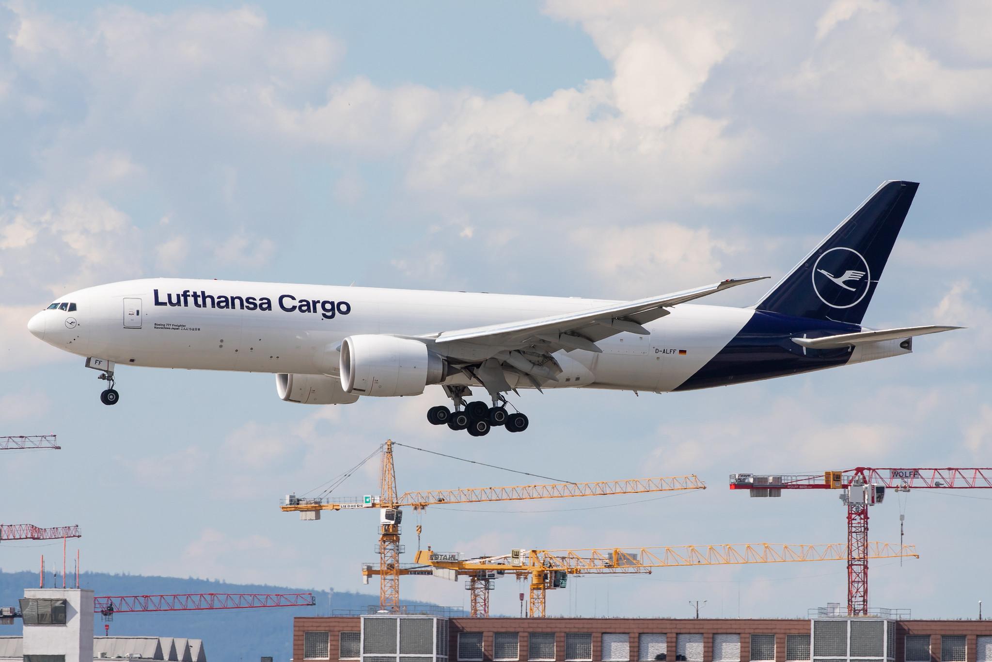Frankfurt Airport: Lufthansa Cargo (/ GEC) |  Boeing 777-FBT B77L | D-ALFF | MSN 66089