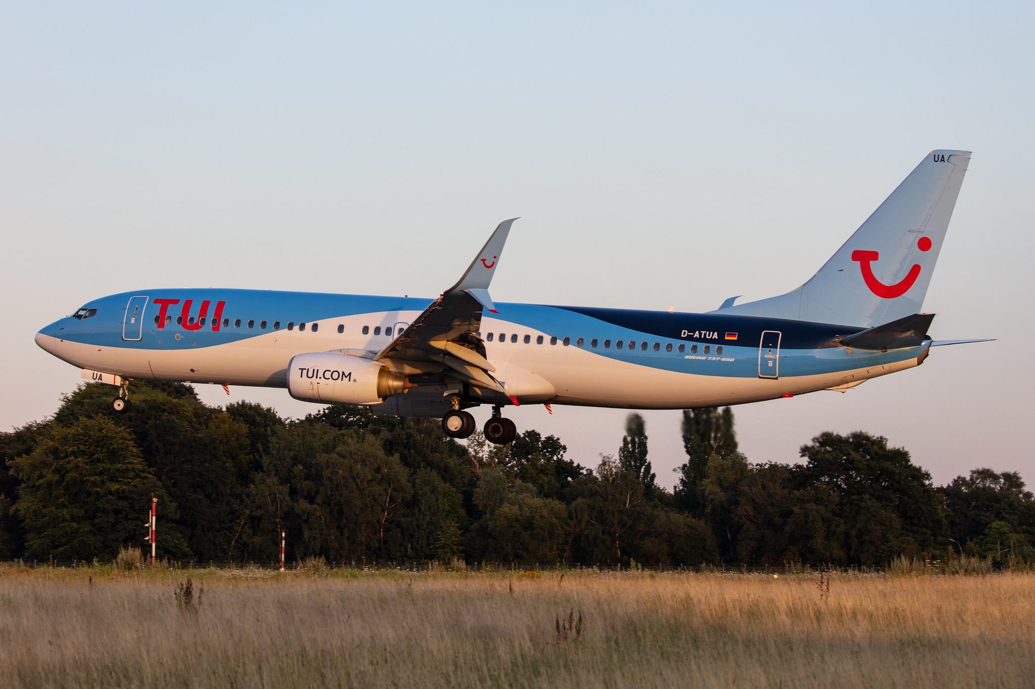 Hamburg Airport: TUI (X3 / TUI) | Operator: TUI fly |  Boeing 737-8K5 B738 | D-ATUA | MSN 37245