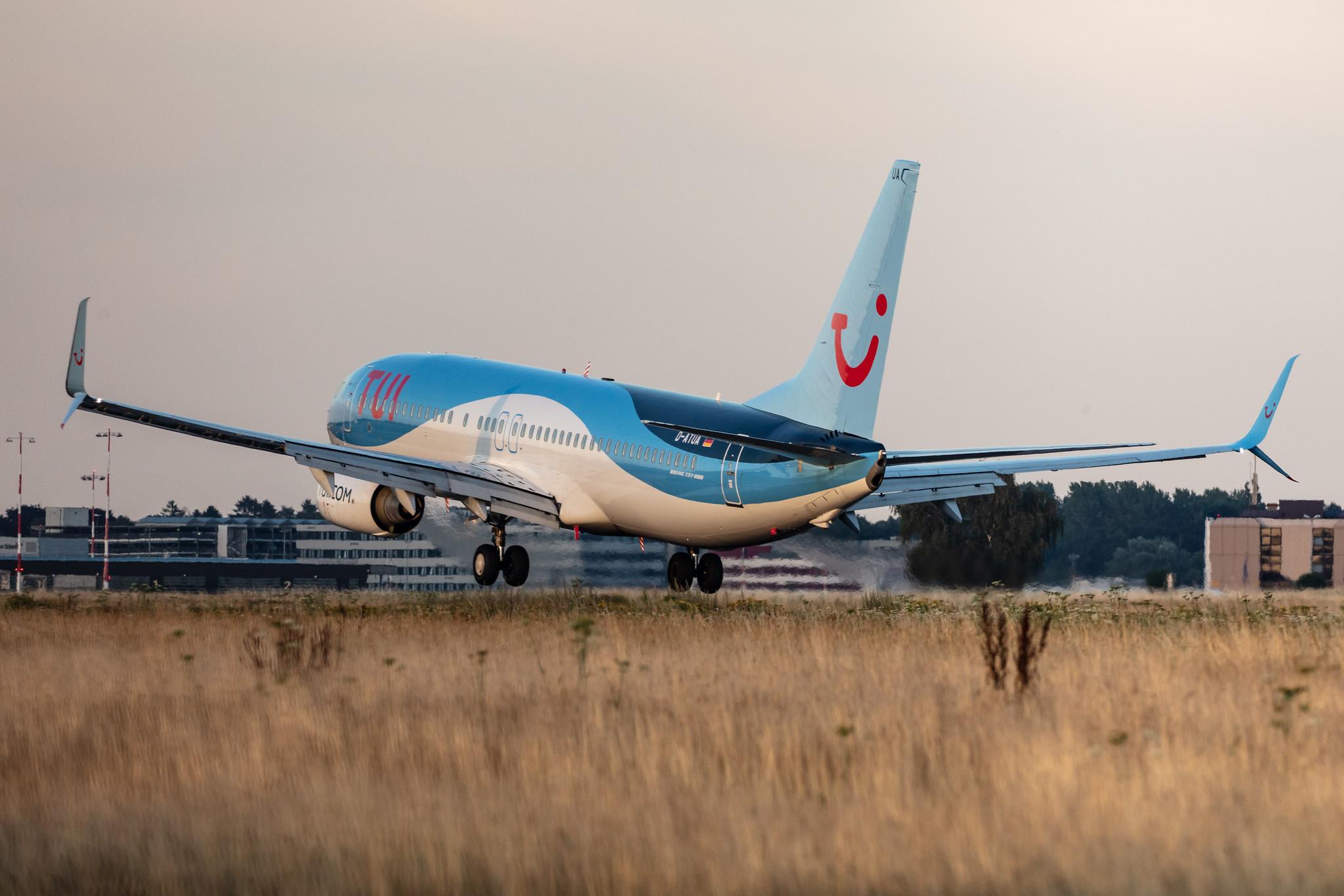 Hamburg Airport: TUI (X3 / TUI) | Operator: TUI fly |  Boeing 737-8K5 B738 | D-ATUA | MSN 37245