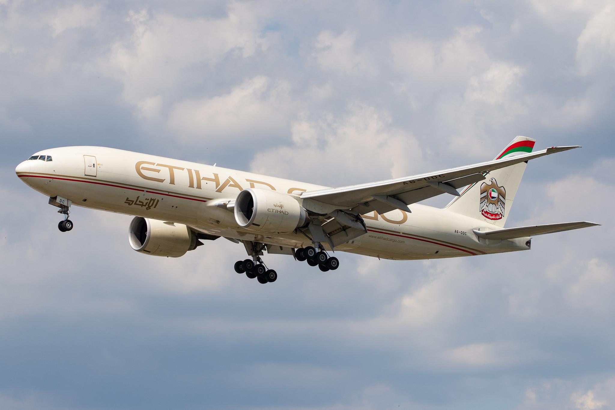 Frankfurt Airport: Etihad Cargo (EY / ETD) | Operator: Etihad Airways |  Boeing 777-FFX B77L | A6-DDC | MSN 39691