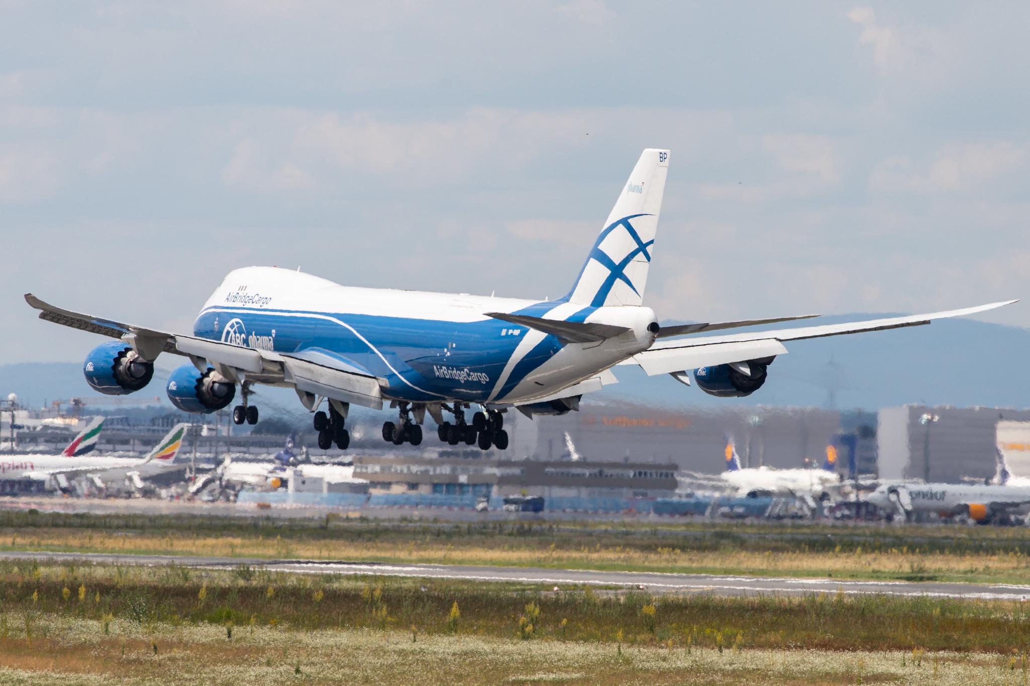 Frankfurt Airport: AirBridgeCargo (RU / ABW) | Operator: AirBridgeCargo Airlines |  Boeing 747-8HV(F) B748 | VP-BBP | MSN 63659