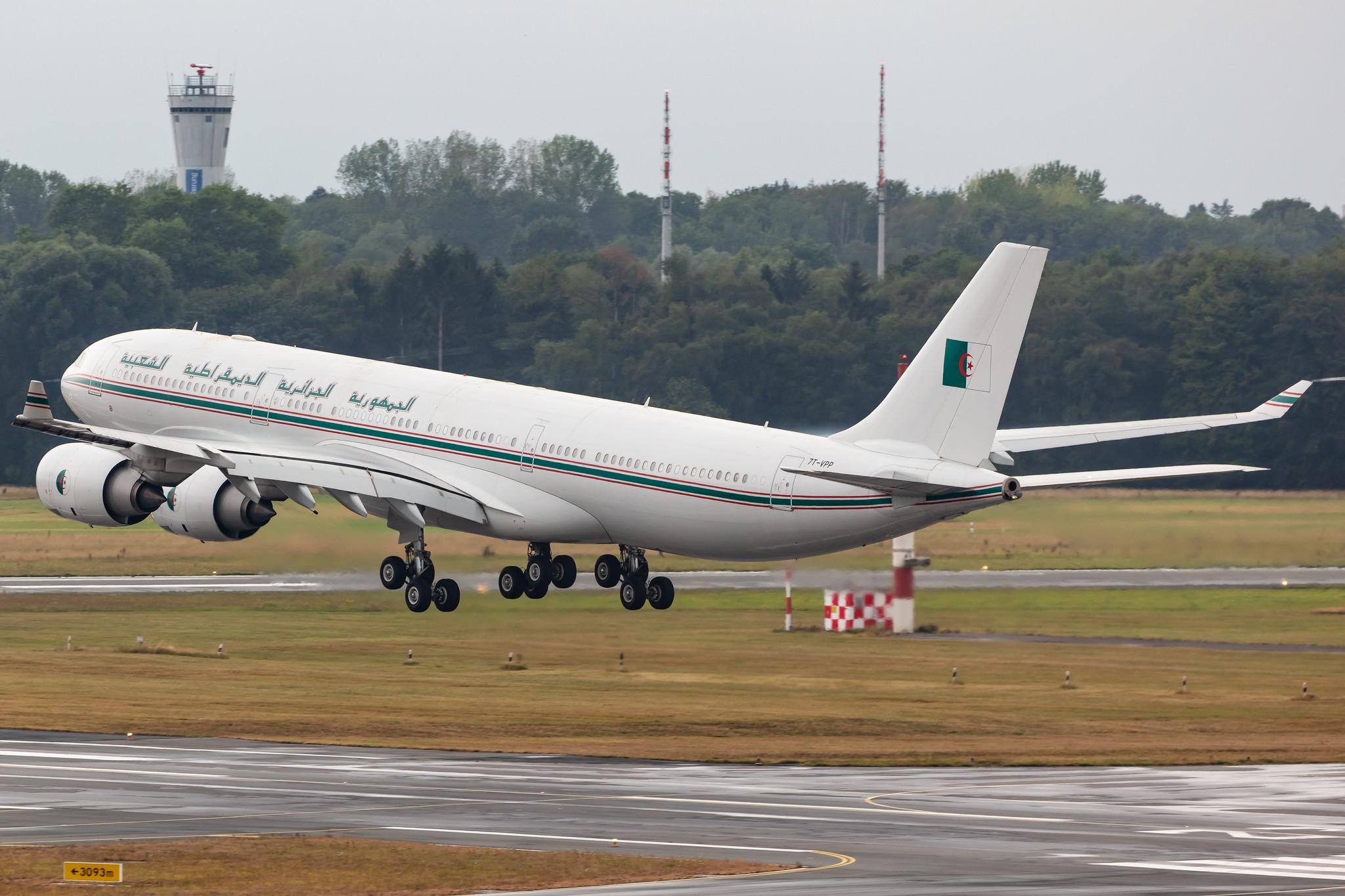 Hamburg Airport: Algerian Government |  Airbus A340-541 A345 | 7T-VPP | MSN 0917