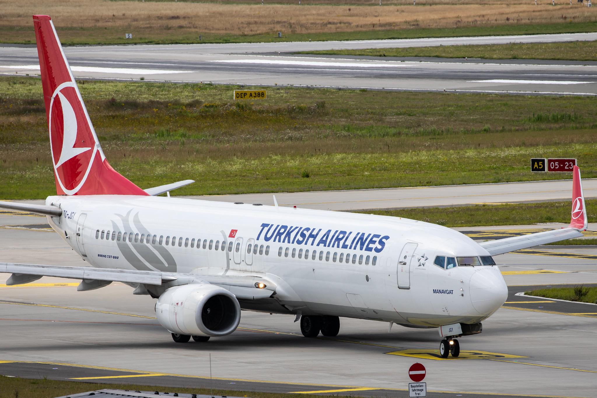 Hamburg Airport: Turkish Airlines (TK / THY) |  Boeing 737-8F2 B738 | TC-JGY | MSN 35738