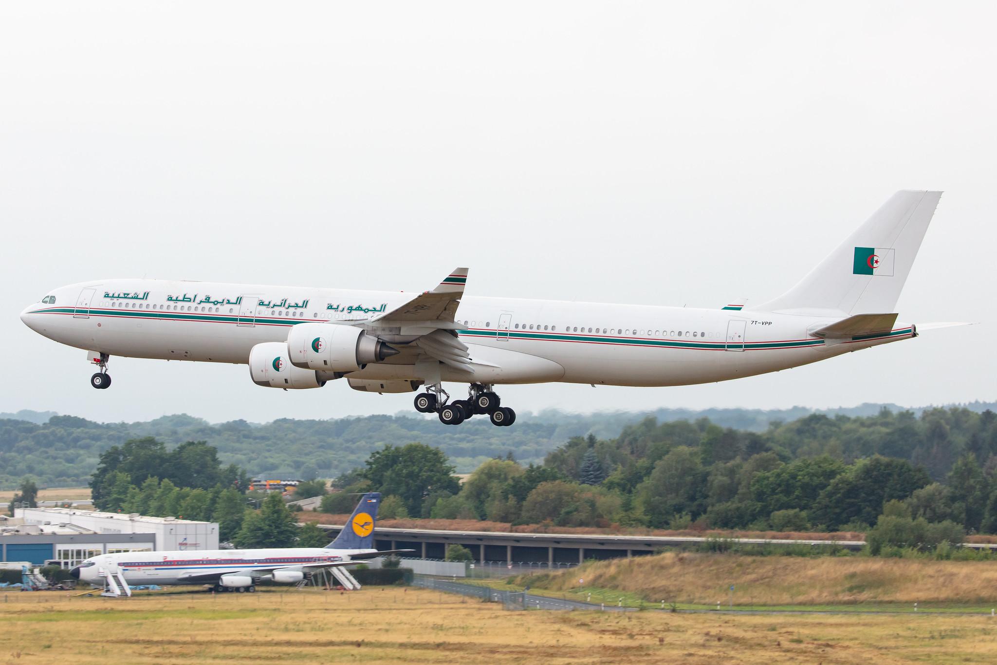 Hamburg Airport: Algerian Government |  Airbus A340-541 A345 | 7T-VPP | MSN 0917