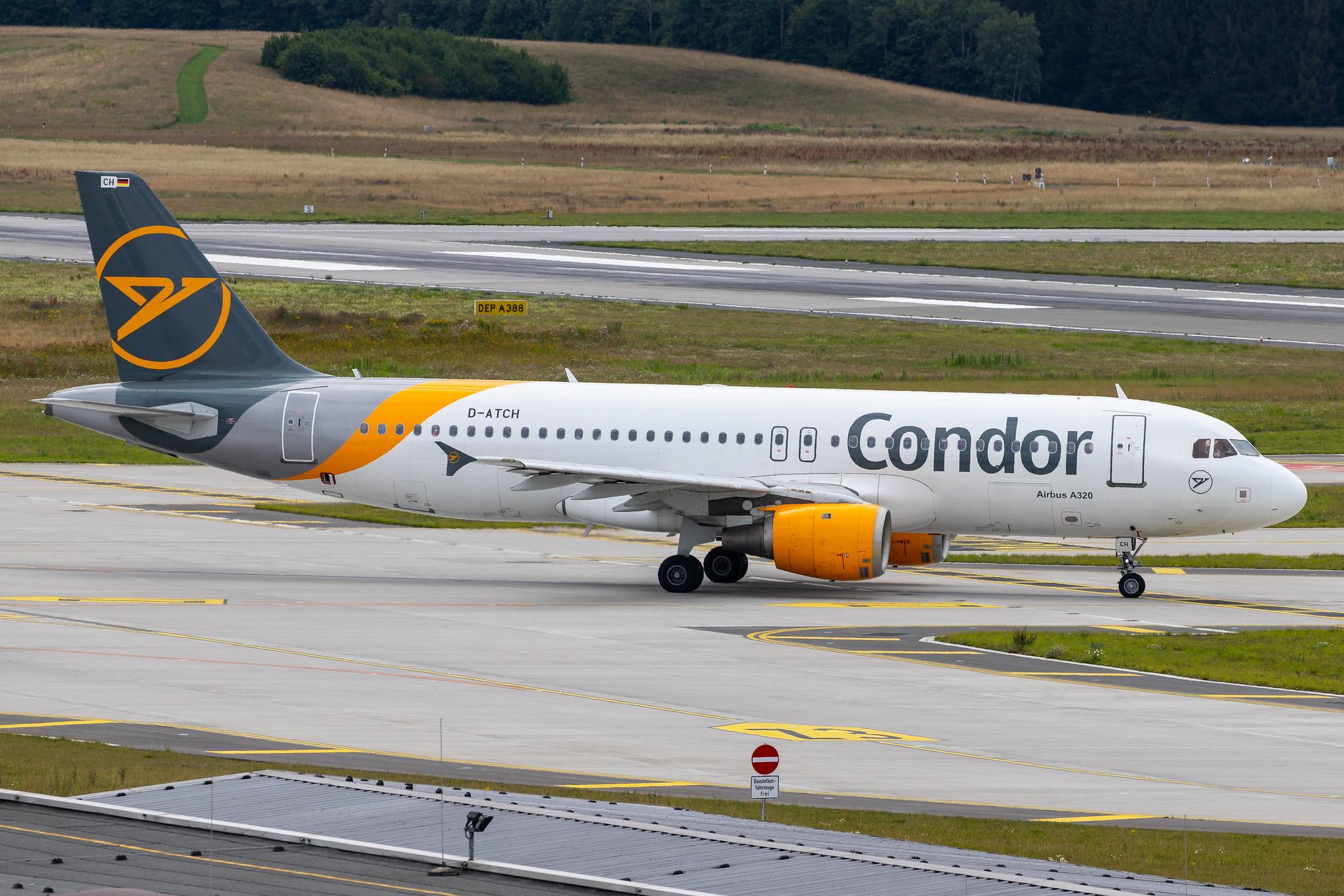 Hamburg Airport: Condor (DE / CFG) |  Airbus A320-212 A320 | D-ATCH | MSN 1437
