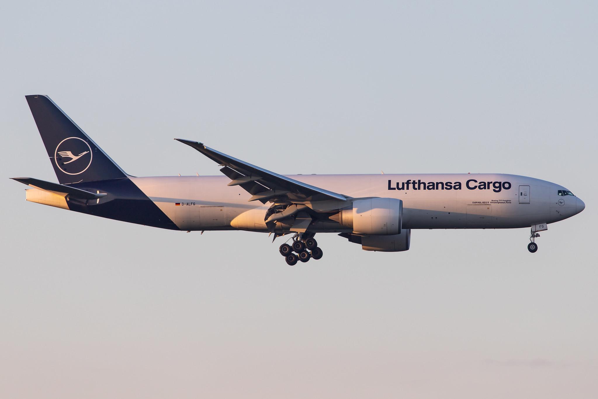 Frankfurt Airport: Lufthansa Cargo (/ GEC) |  Boeing 777-FBT B77L | D-ALFG | MSN 66090
