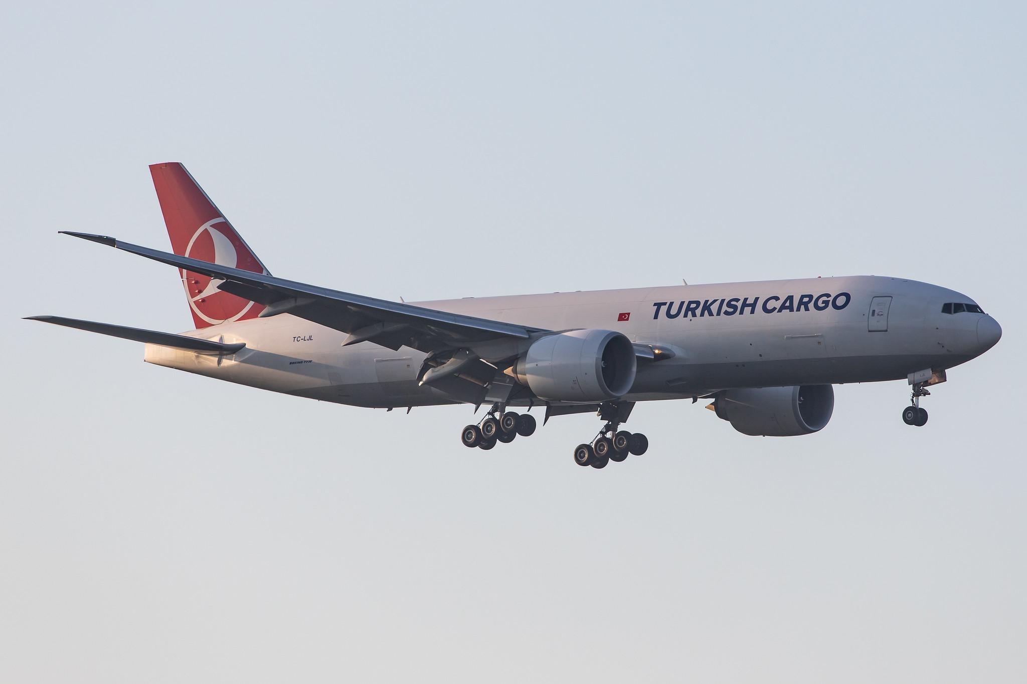 Frankfurt Airport: Turkish Cargo (TK / THY) | Operator: Turkish Airlines |  Boeing 777-FF2 B77L | TC-LJL | MSN 60403