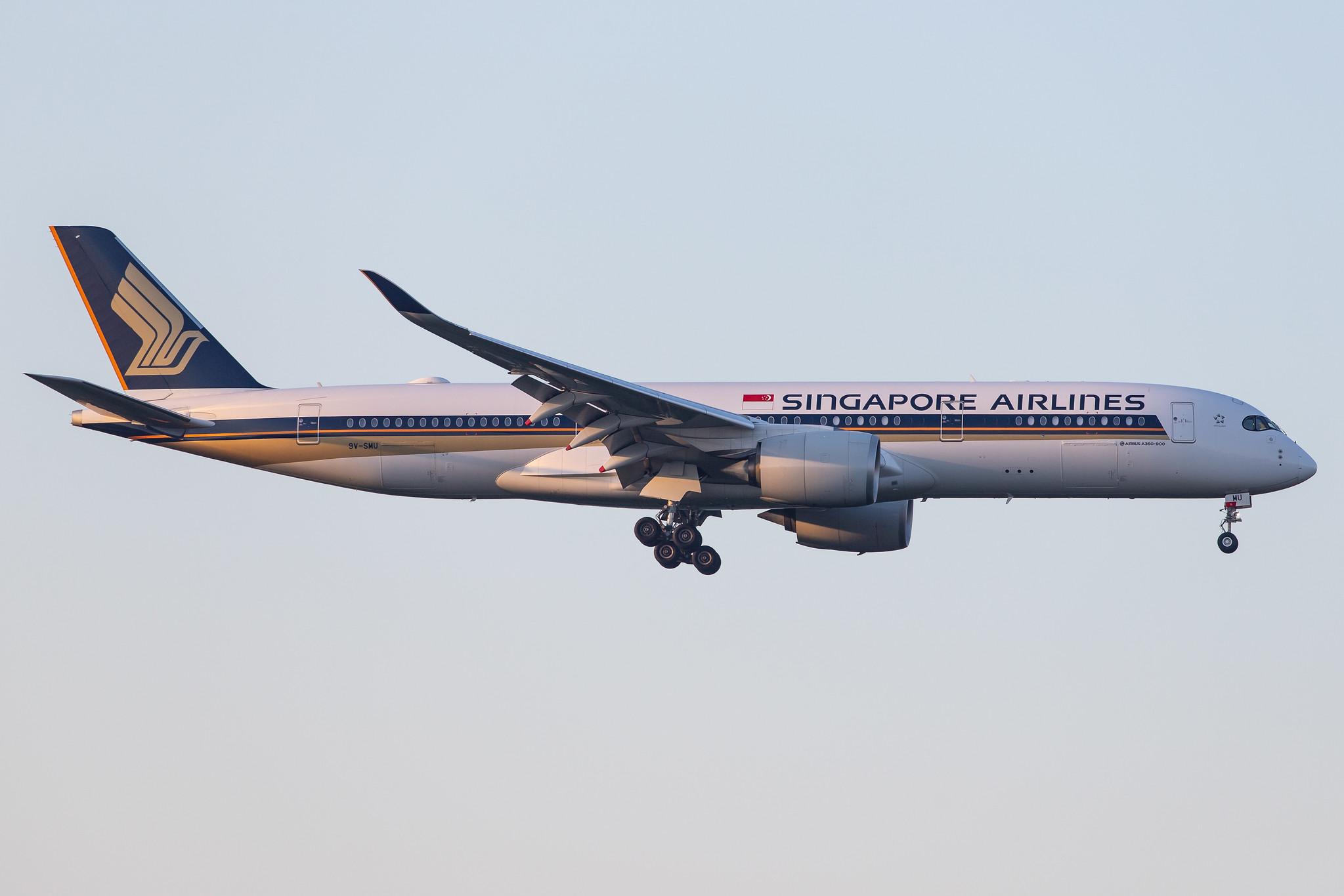Frankfurt Airport: Singapore Airlines (SQ / SIA) |  Airbus A350-941 A359 | 9V-SMU | MSN 186