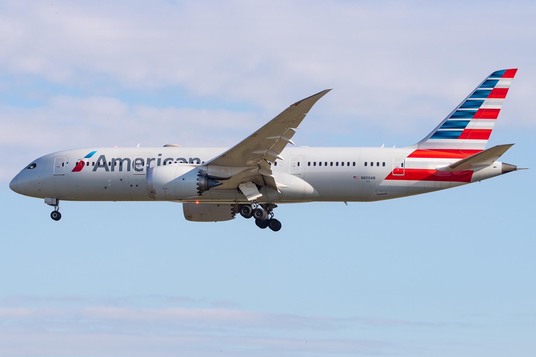 Frankfurt Airport: American Airlines (AA / AAL) |  Boeing 787-8 Dreamliner B788 | N800AN | MSN 40618