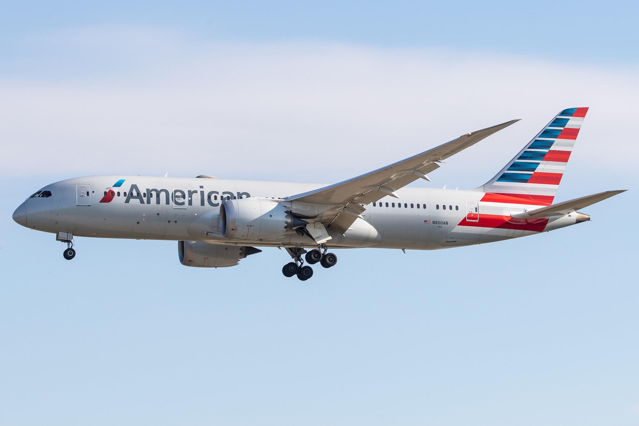 Frankfurt Airport: American Airlines (AA / AAL) |  Boeing 787-8 Dreamliner B788 | N800AN | MSN 40618