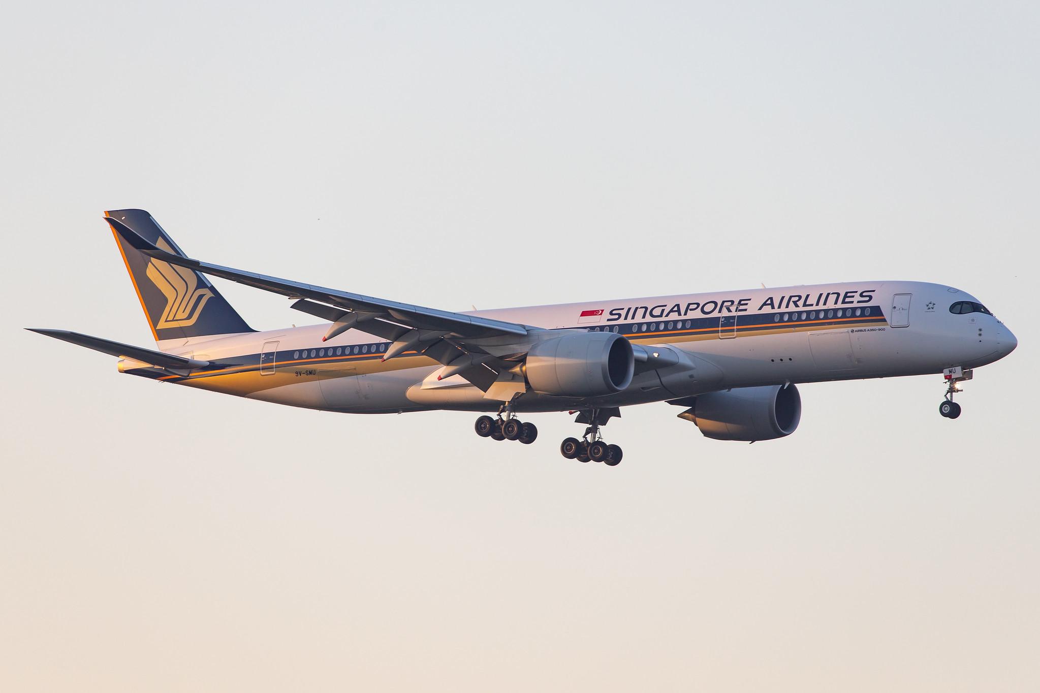 Frankfurt Airport: Singapore Airlines (SQ / SIA) |  Airbus A350-941 A359 | 9V-SMU | MSN 186