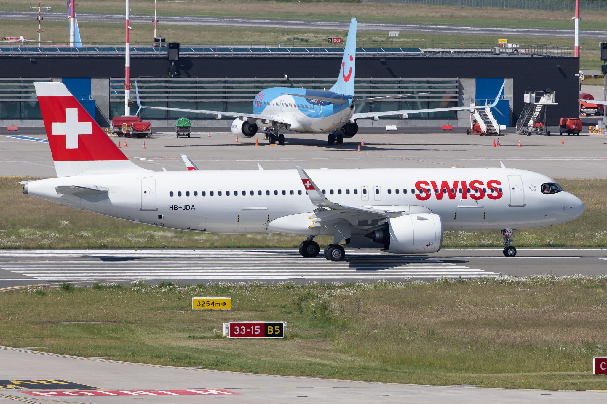 Hamburg Airport: Swiss (LX / SWR) |  Airbus A320-271N A20N | HB-JDA | MSN 9246