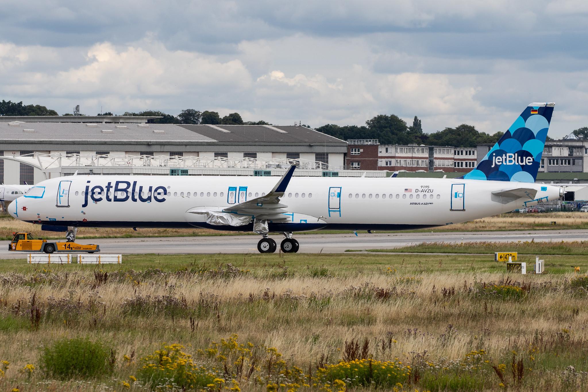 Hamburg Finkenwerder: JetBlue Airways (B6 / JBU) |  Airbus A321-271NX A21N | D-AVZU | MSN 9195