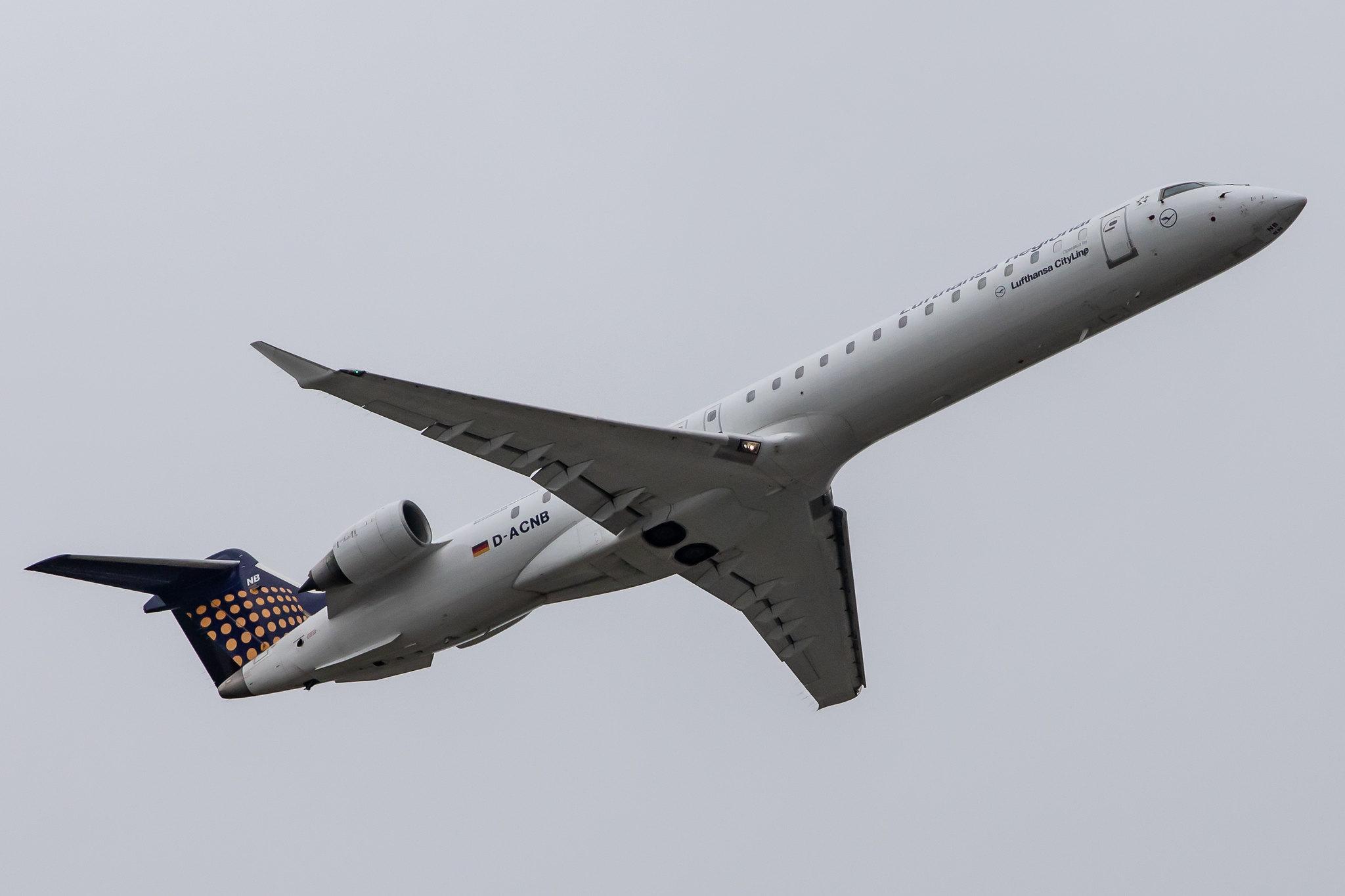Frankfurt Airport: Lufthansa (LH / DLH) | Operator: Lufthansa CityLine |  Bombardier CRJ-900LR CRJ9 | D-ACNB | MSN 15230