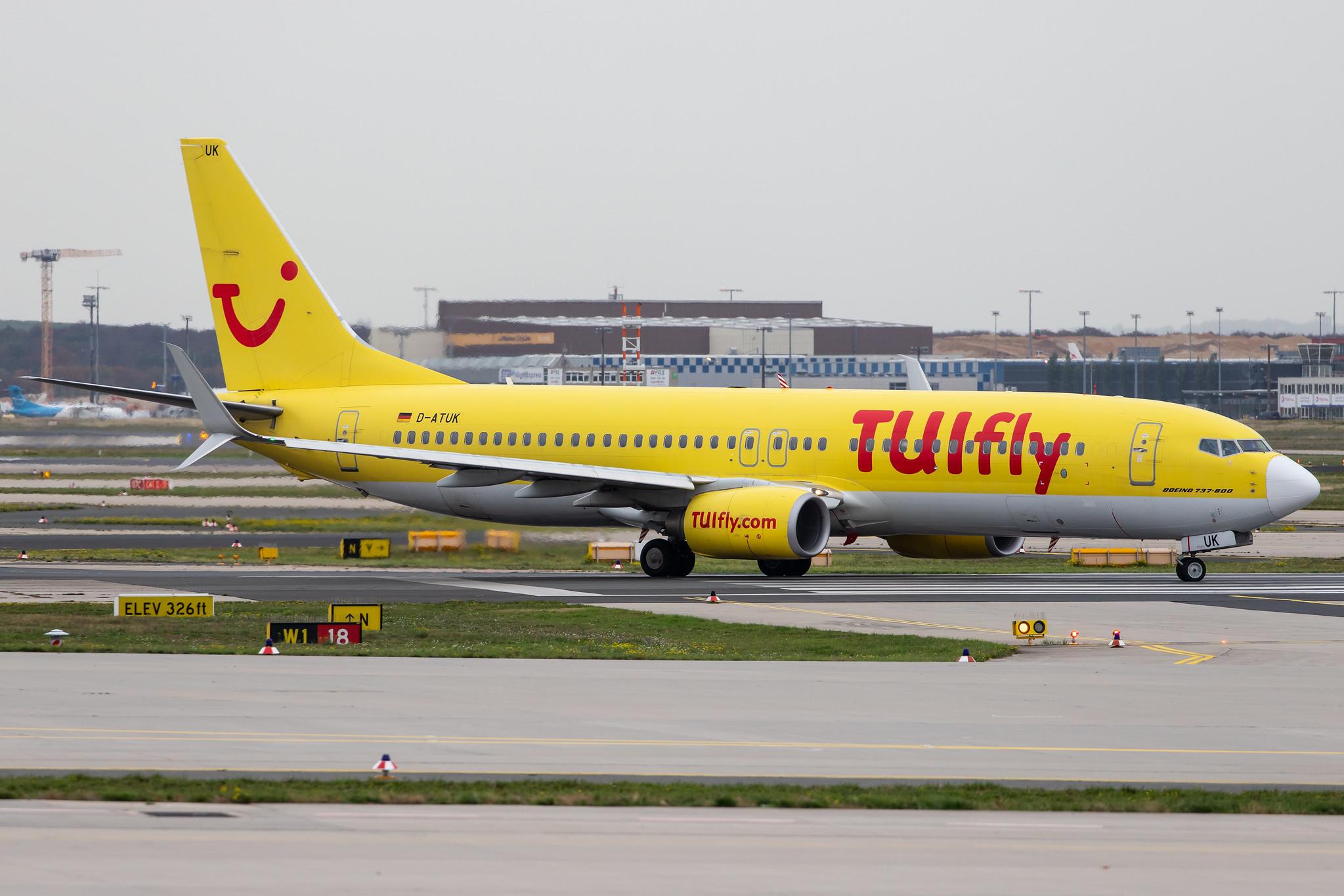 Frankfurt Airport: TUI (X3 / TUI) | Operator: TUI fly |  Boeing 737-8K5 B738 | D-ATUK | MSN 39094