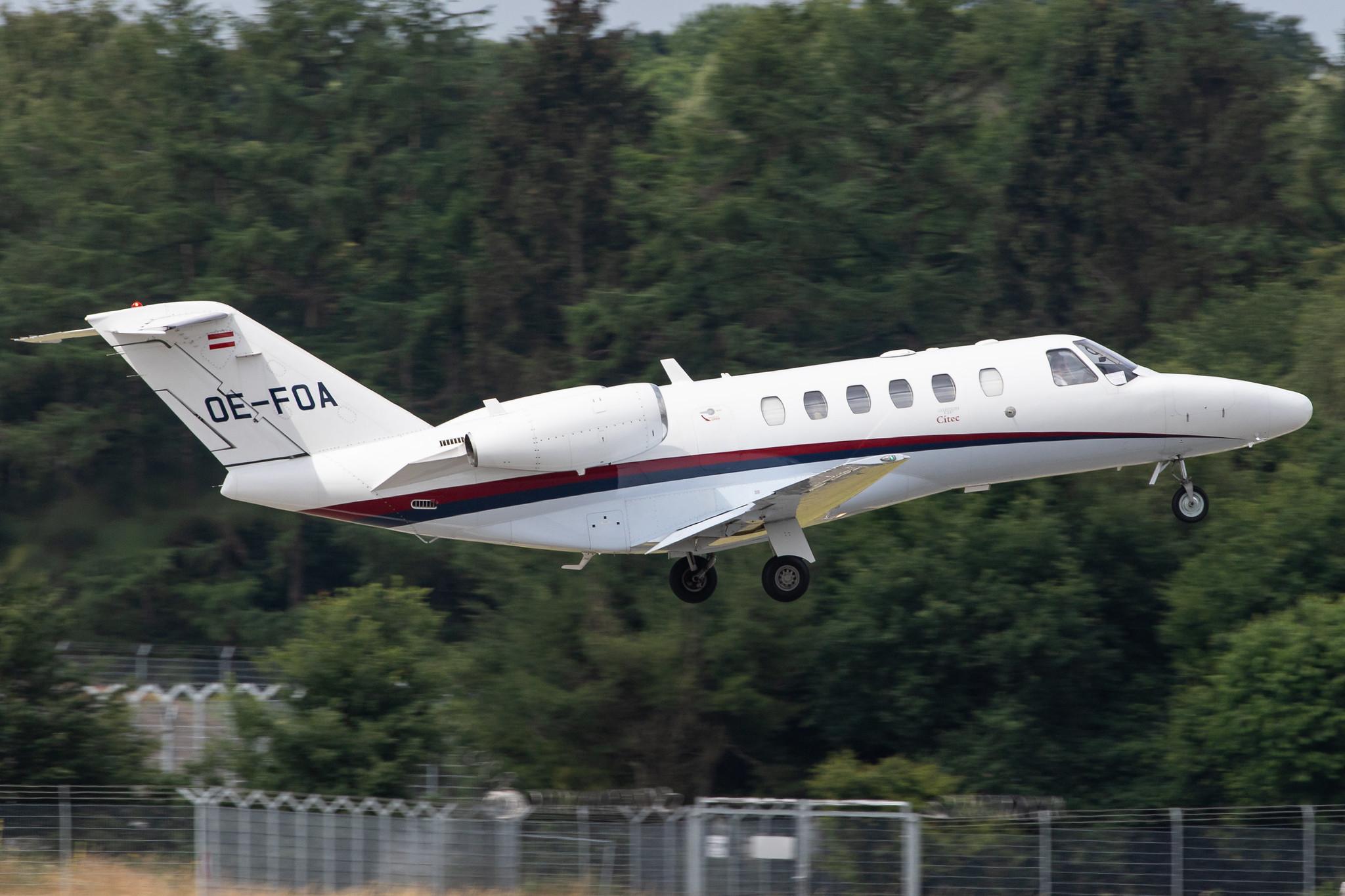 Hamburg Airport: Avcon Jet (/ AOJ) |  Cessna 525A CitationJet CJ2+ C25A | OE-FOA | MSN 525A-0354