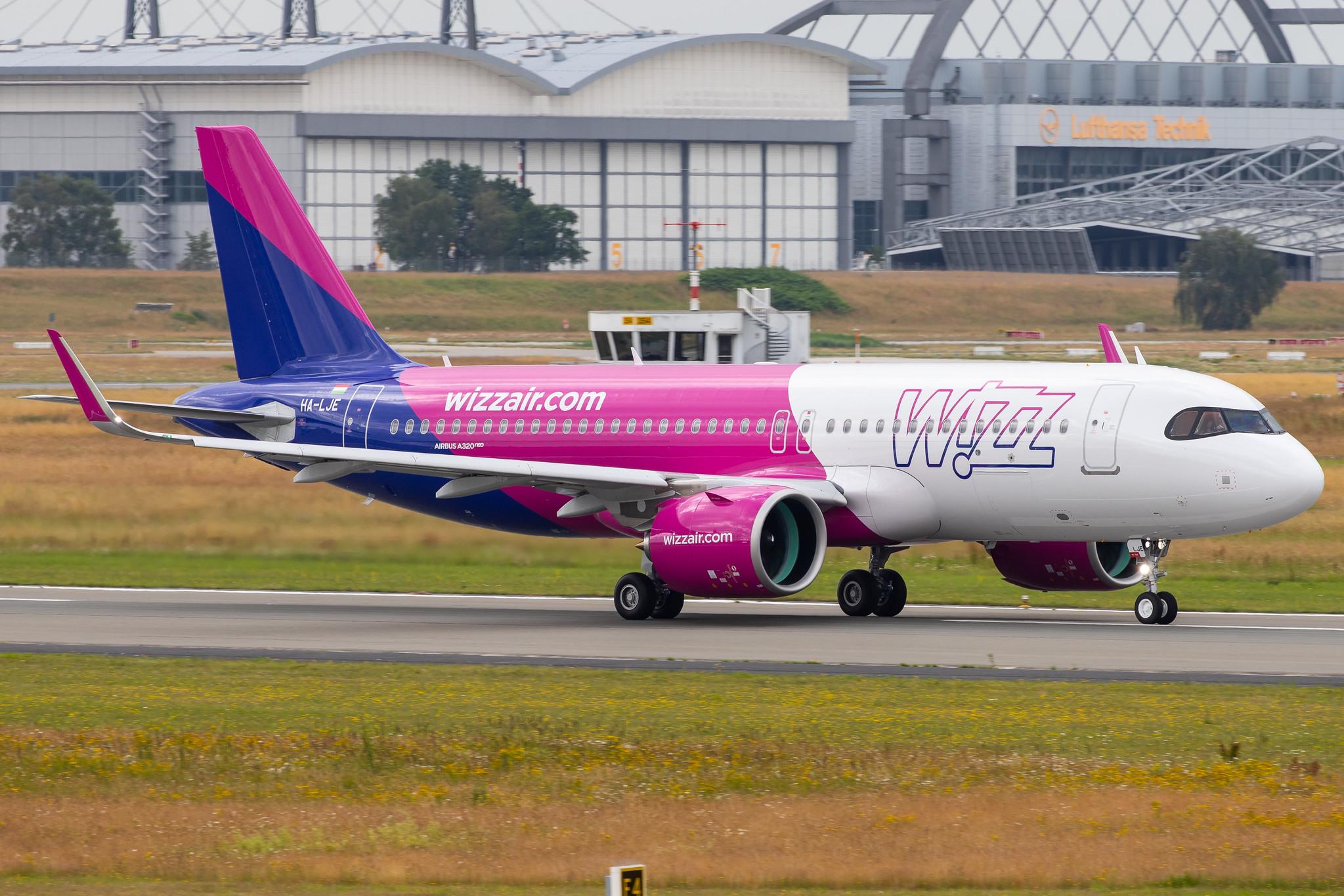 Hamburg Airport: Wizz Air (W6 / WZZ) |  Airbus A320-271N A20N | HA-LJE | MSN 10046