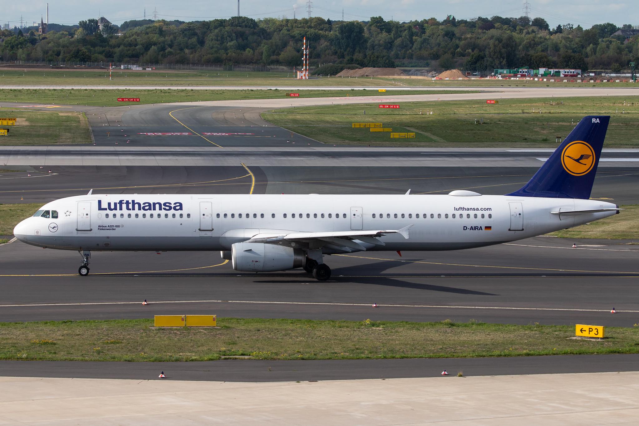 Düsseldorf Airport: Lufthansa (LH / DLH) |  Airbus A321-131 A321 | D-AIRA | MSN 0458