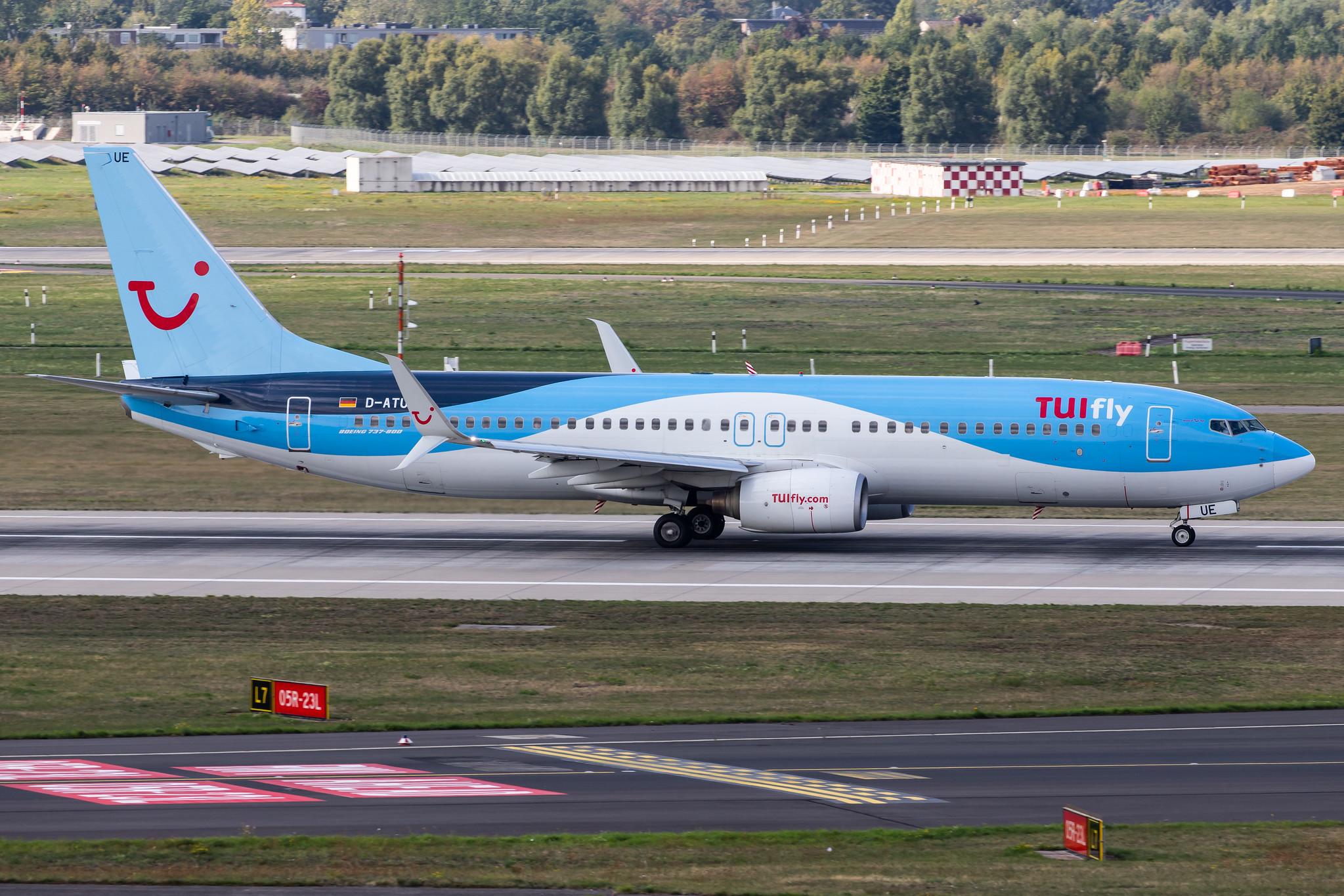 Düsseldorf Airport: TUI (X3 / TUI) | Operator: TUI fly |  Boeing 737-8K5 B738 | D-ATUE | MSN 34686
