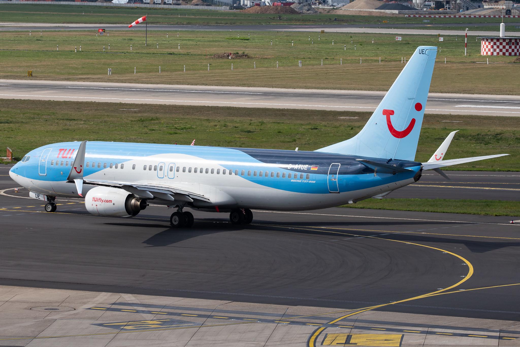Düsseldorf Airport: TUI (X3 / TUI) | Operator: TUI fly |  Boeing 737-8K5 B738 | D-ATUE | MSN 34686