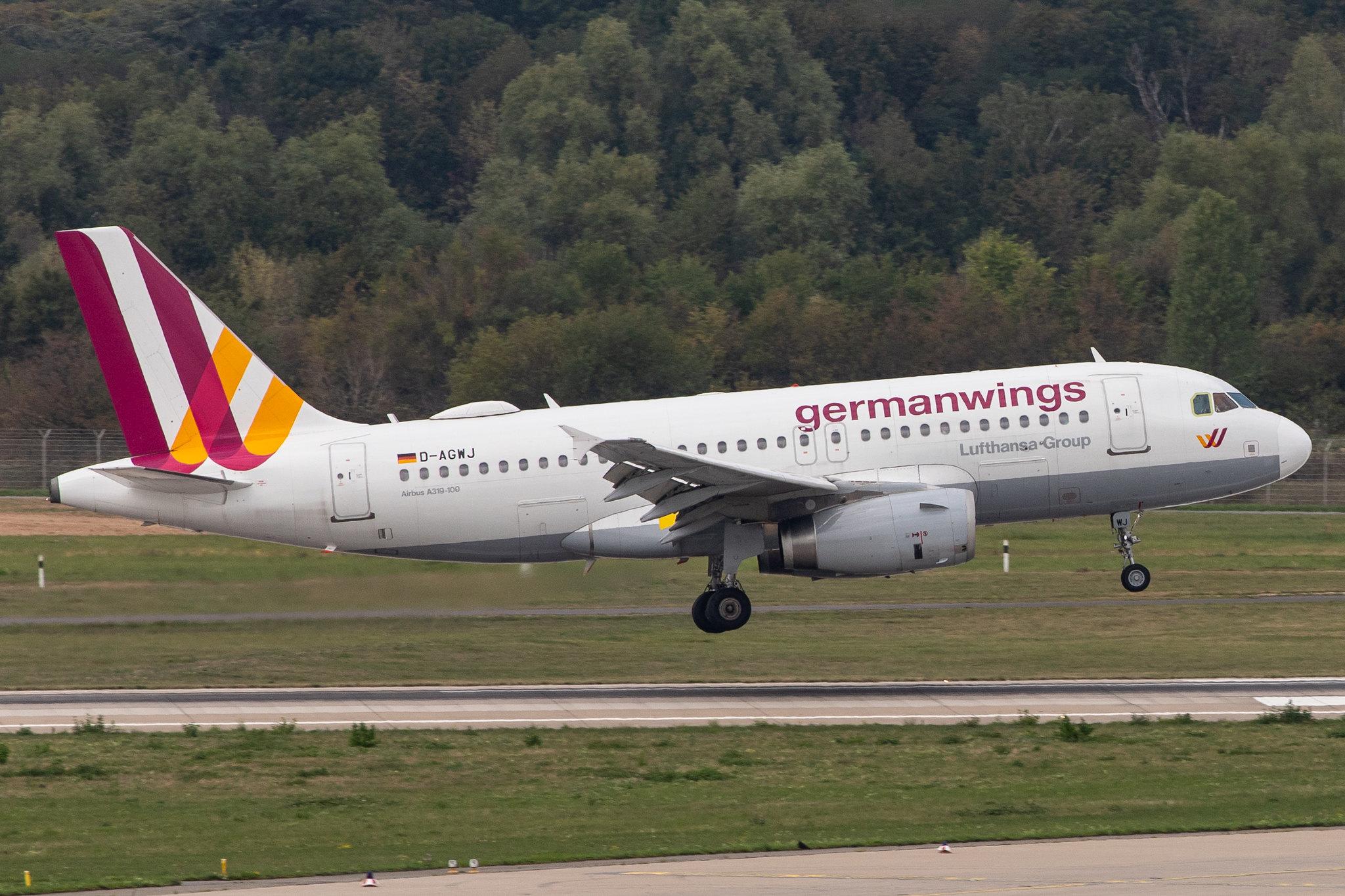 Düsseldorf Airport: Eurowings (EW / EWG) |  Airbus A319-132 A319 | D-AGWJ | MSN 3375