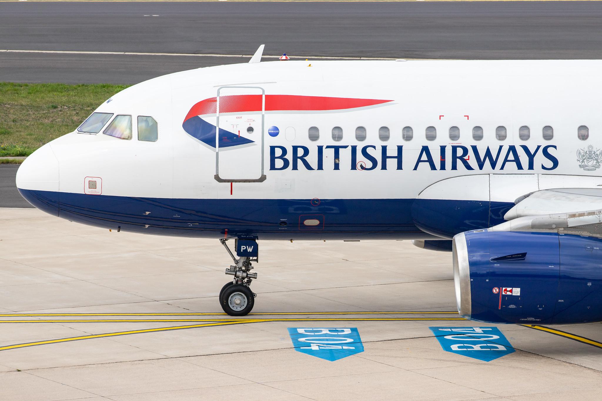 Düsseldorf Airport: British Airways (BA / BAW) |  Airbus A319-131 A319 | G-EUPW | MSN 1440