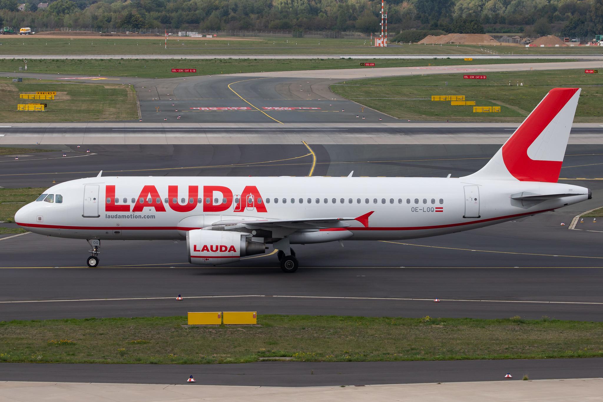 Düsseldorf Airport: Laudamotion (OE / LDM) |  Airbus A320-214 A320 | OE-LOQ | MSN 3131